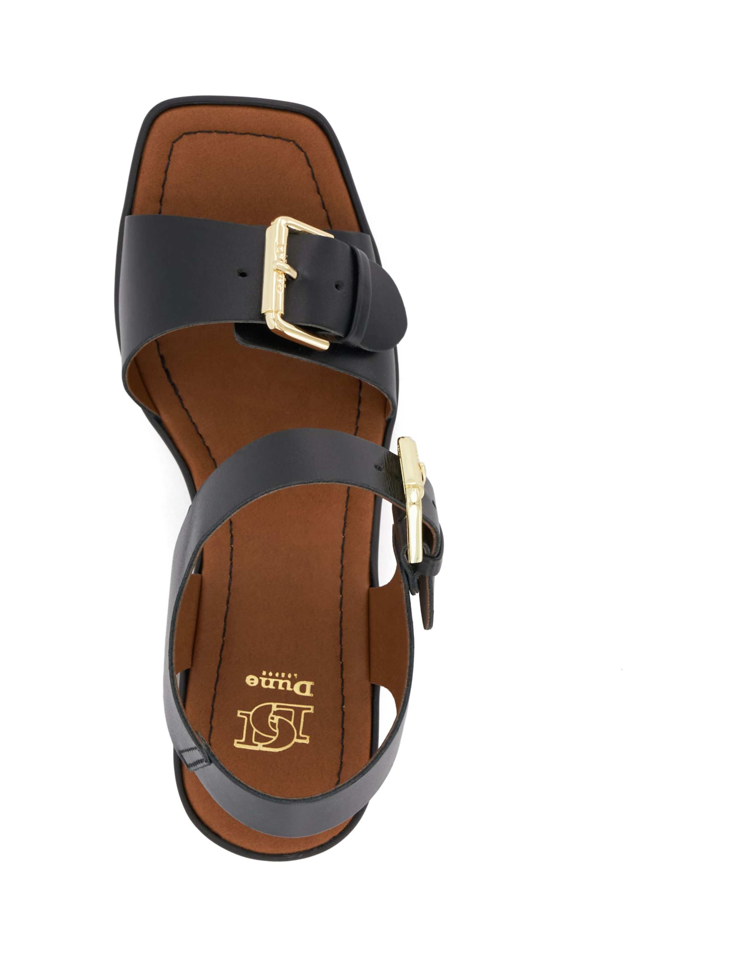 Leather Buckle Platform Sandals 5 of 5