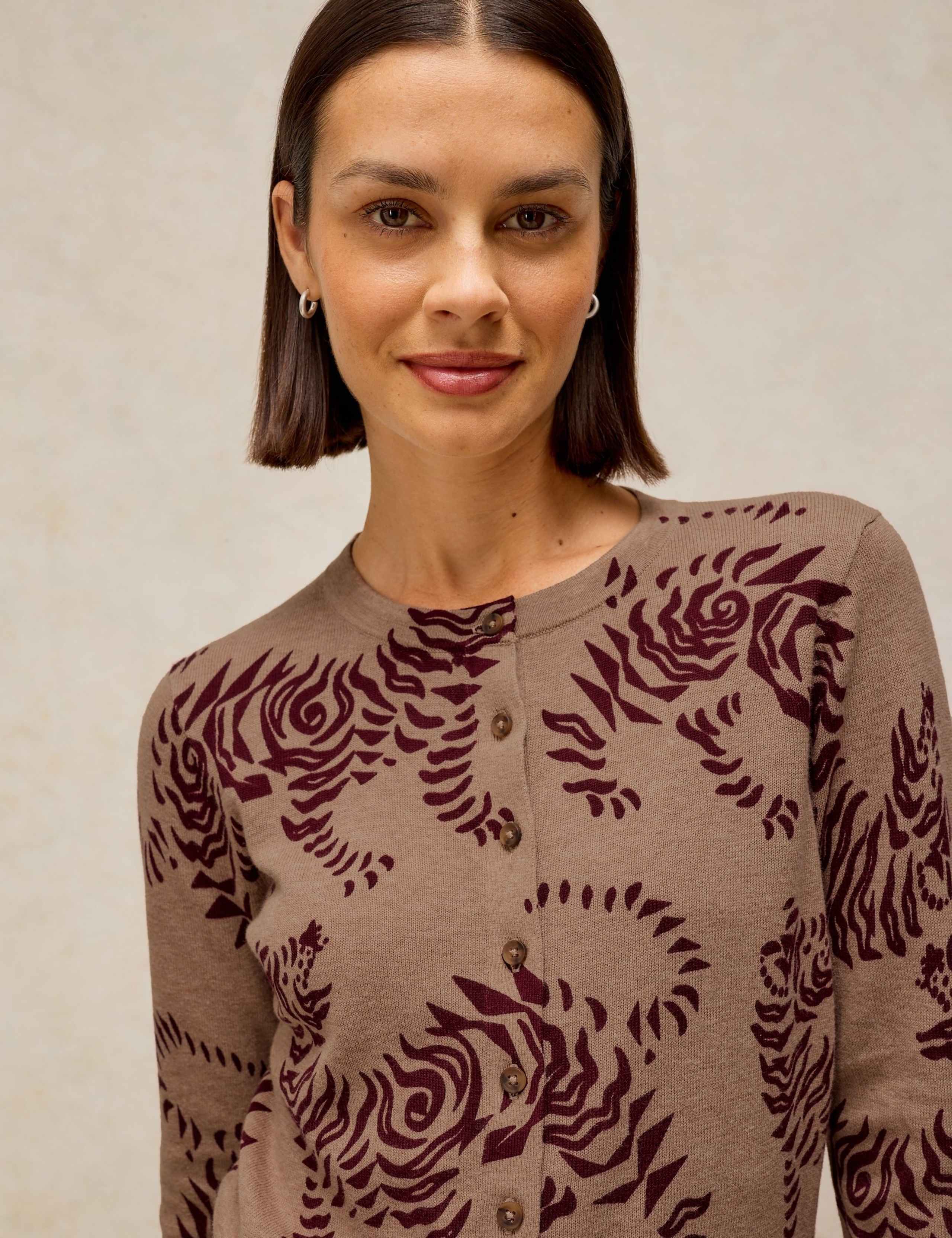 Pure Cotton Patterned Cardigan 5 of 6