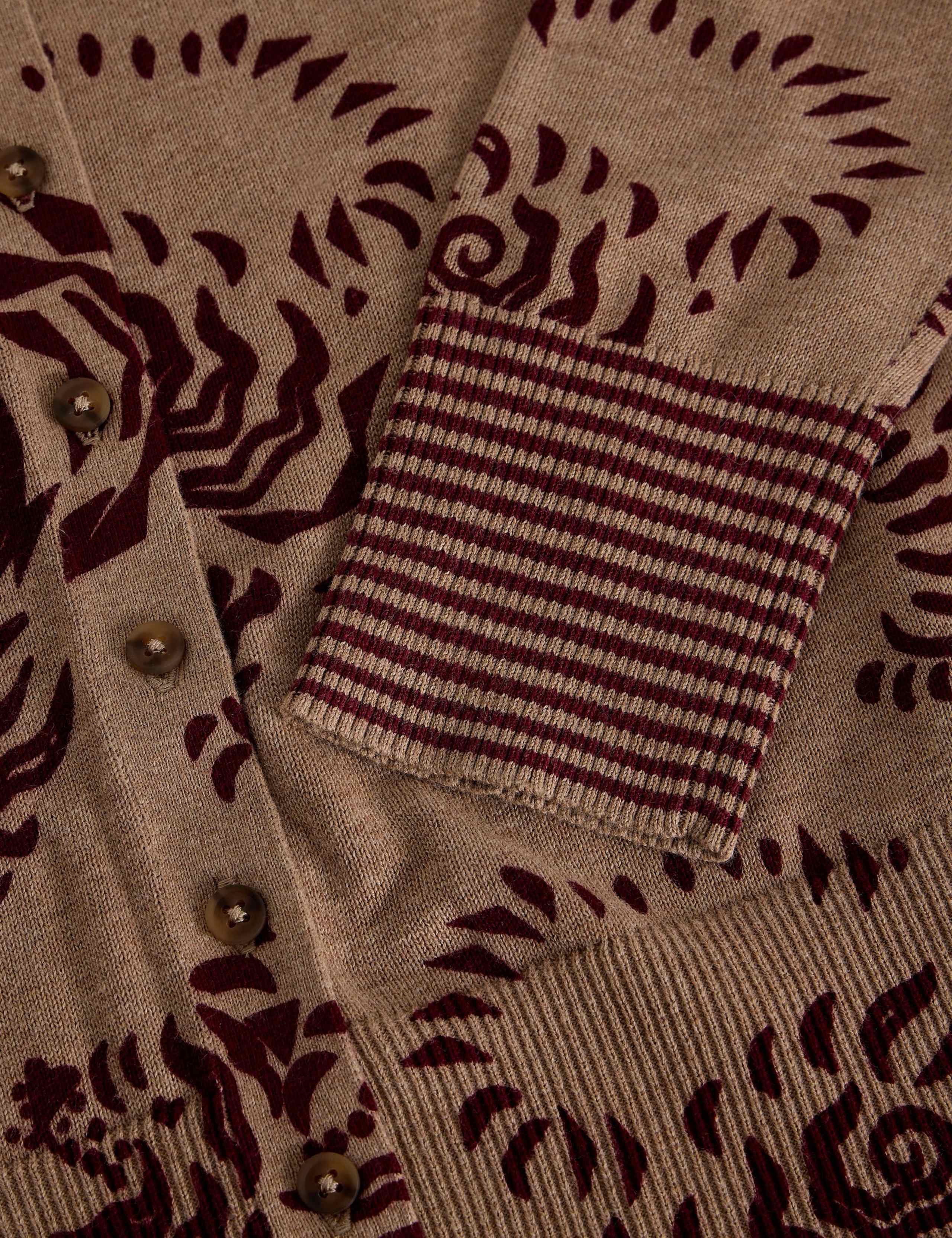 Pure Cotton Patterned Cardigan 6 of 6