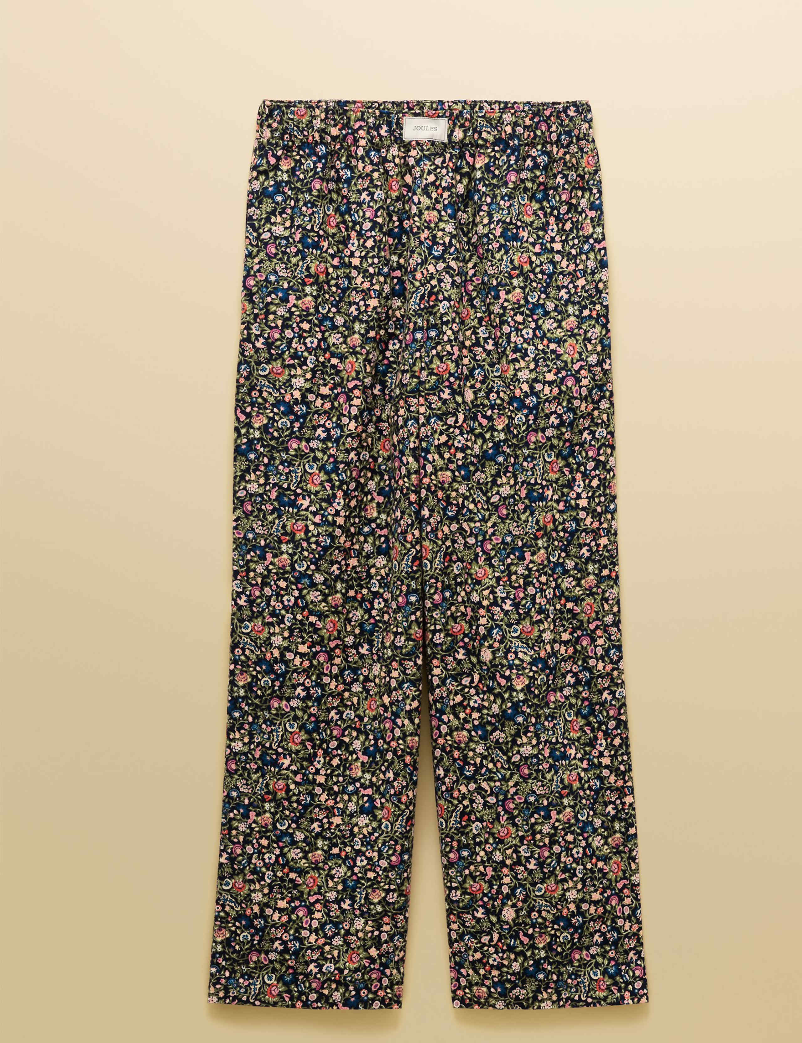 Pure Cotton Floral Pyjama Bottoms 2 of 7