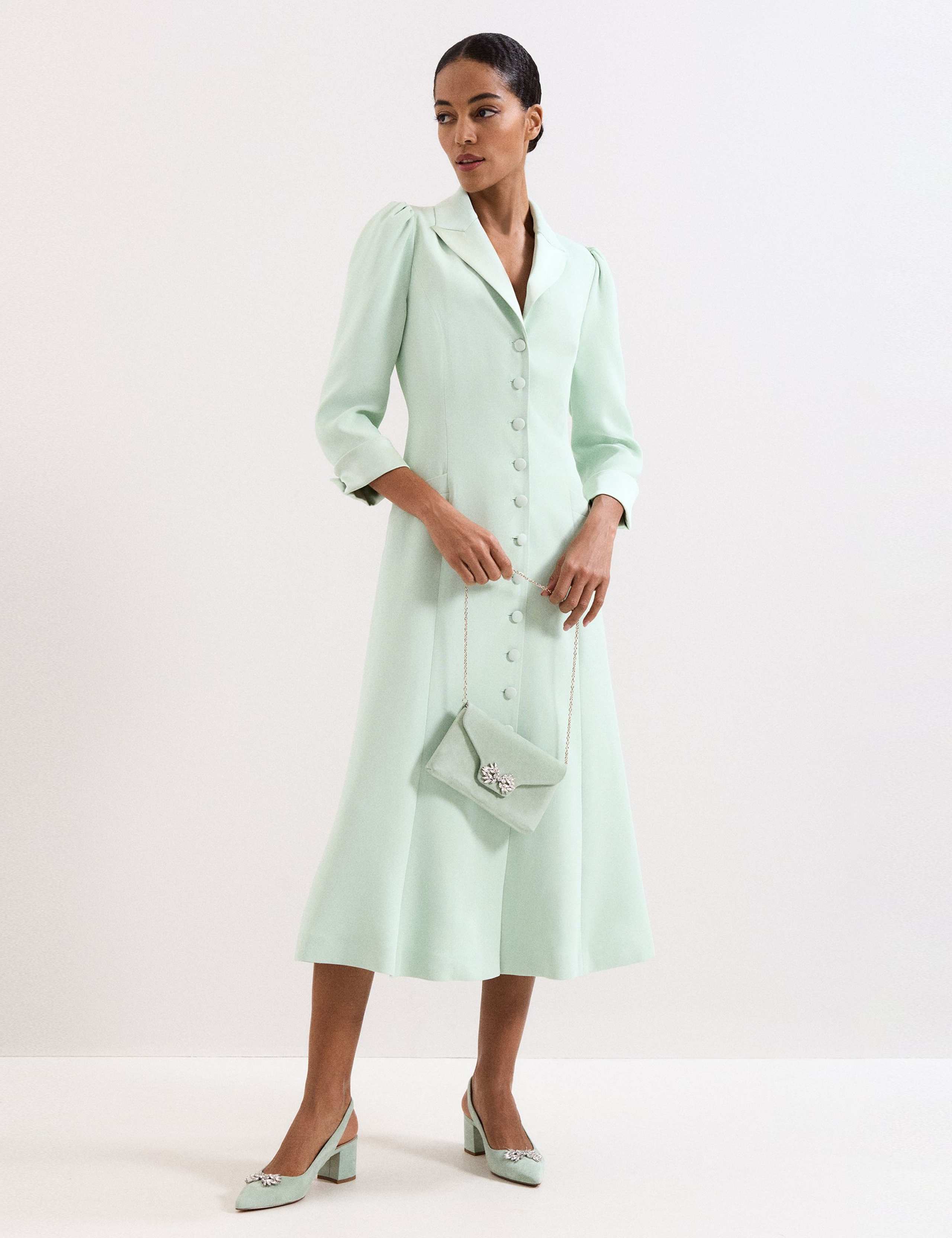 Suede Sparkle Clutch Bag 5 of 8