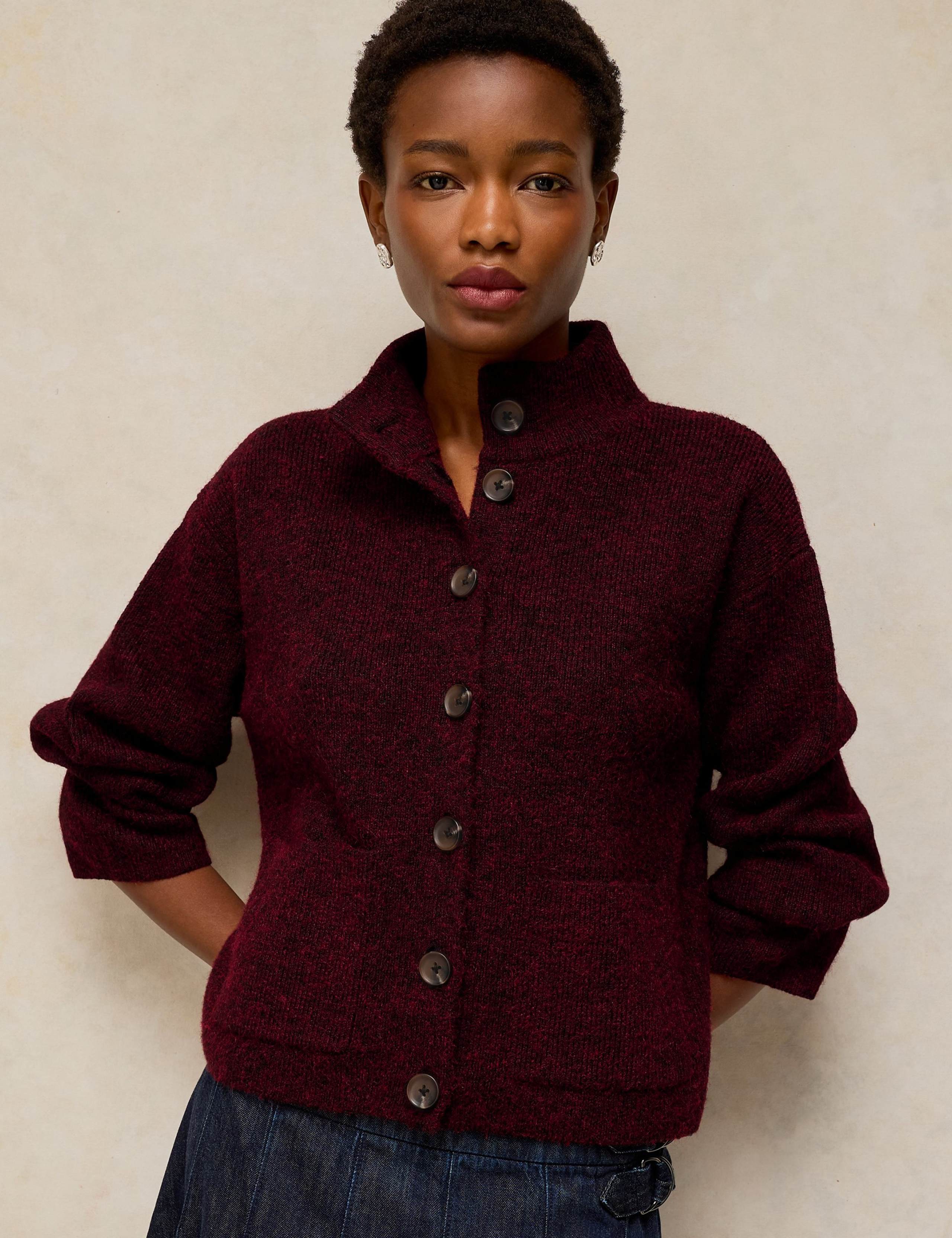 Funnel Neck Cardigan 4 of 6
