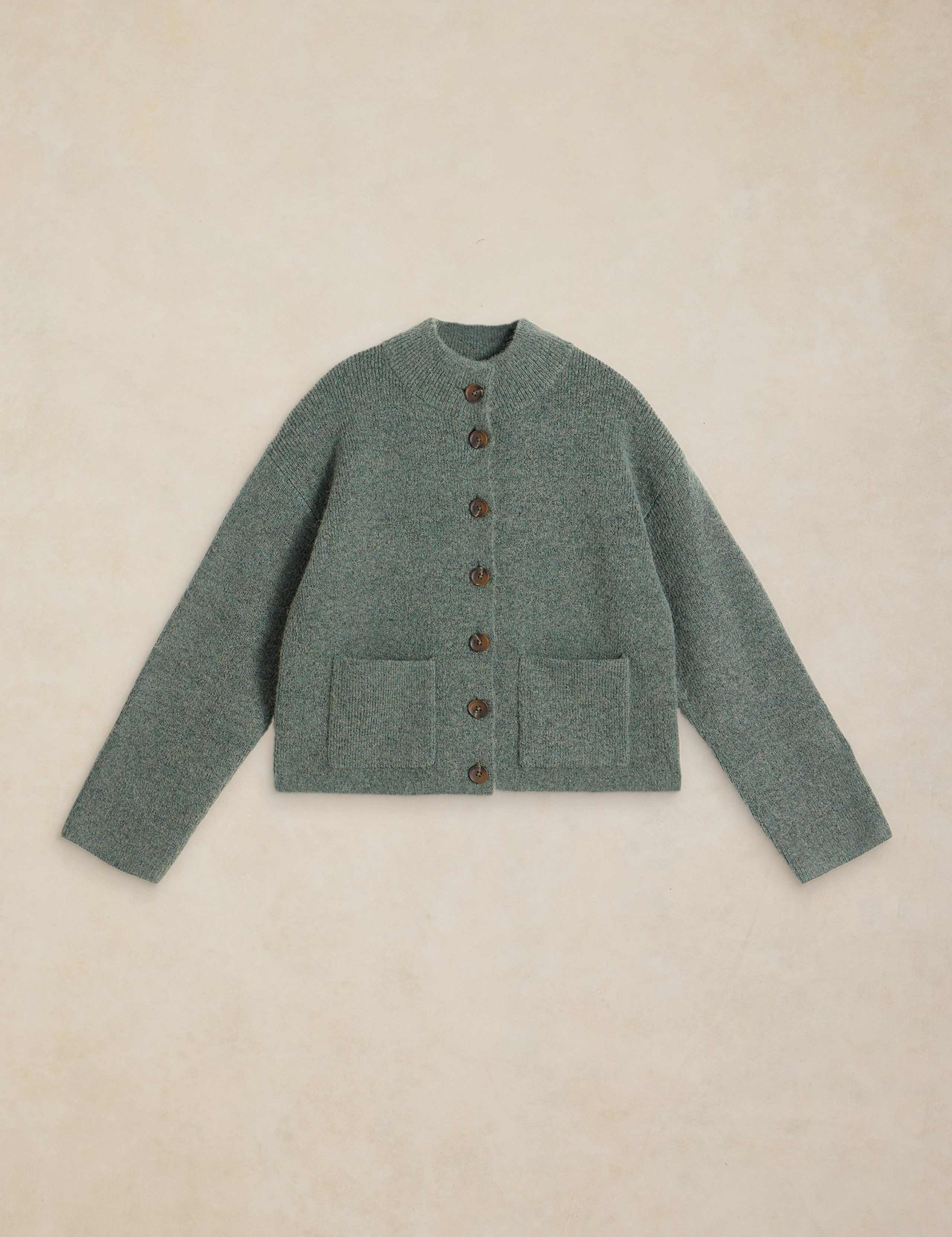 Funnel Neck Cardigan 2 of 6