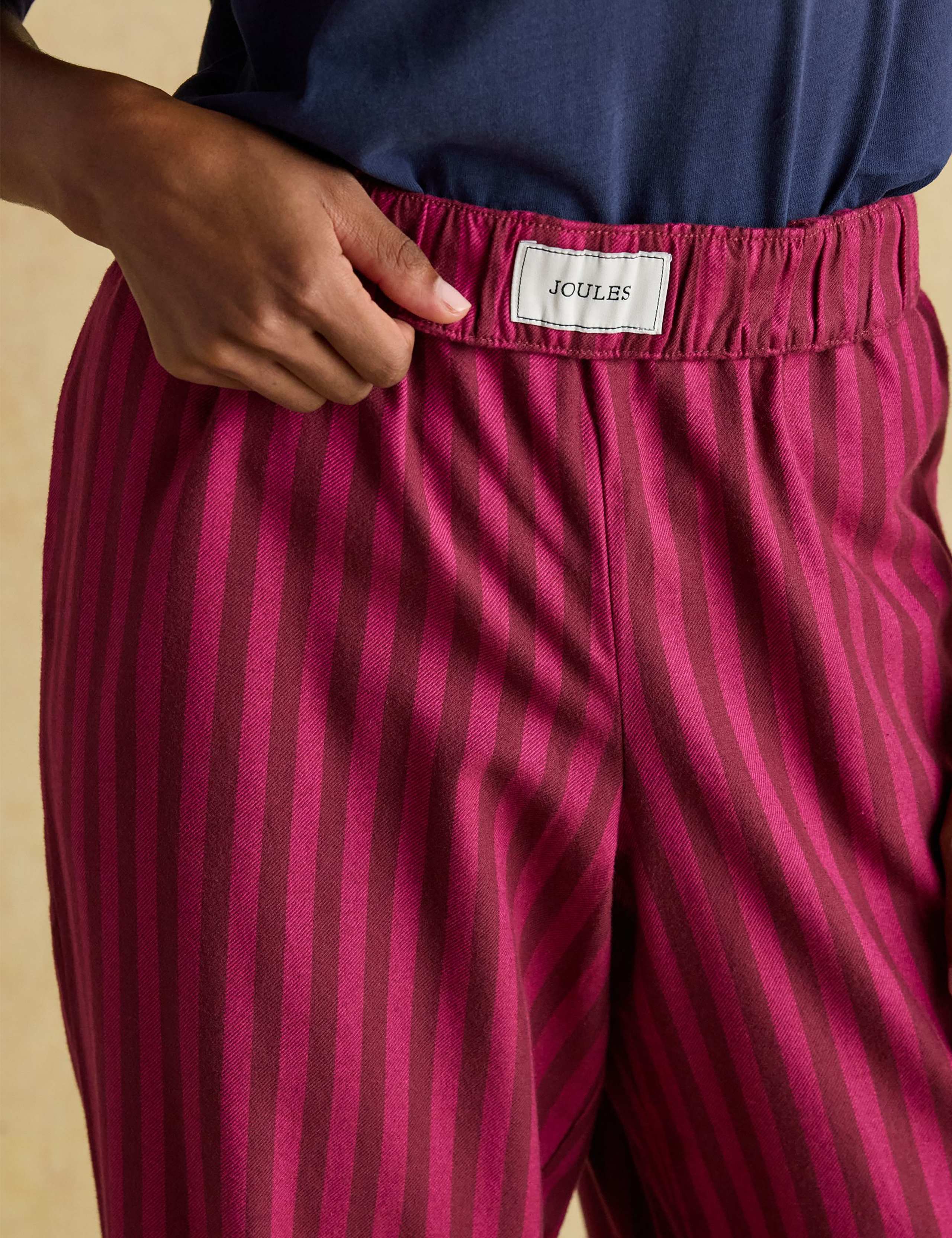 Pure Cotton Striped Pyjama Bottoms 4 of 8
