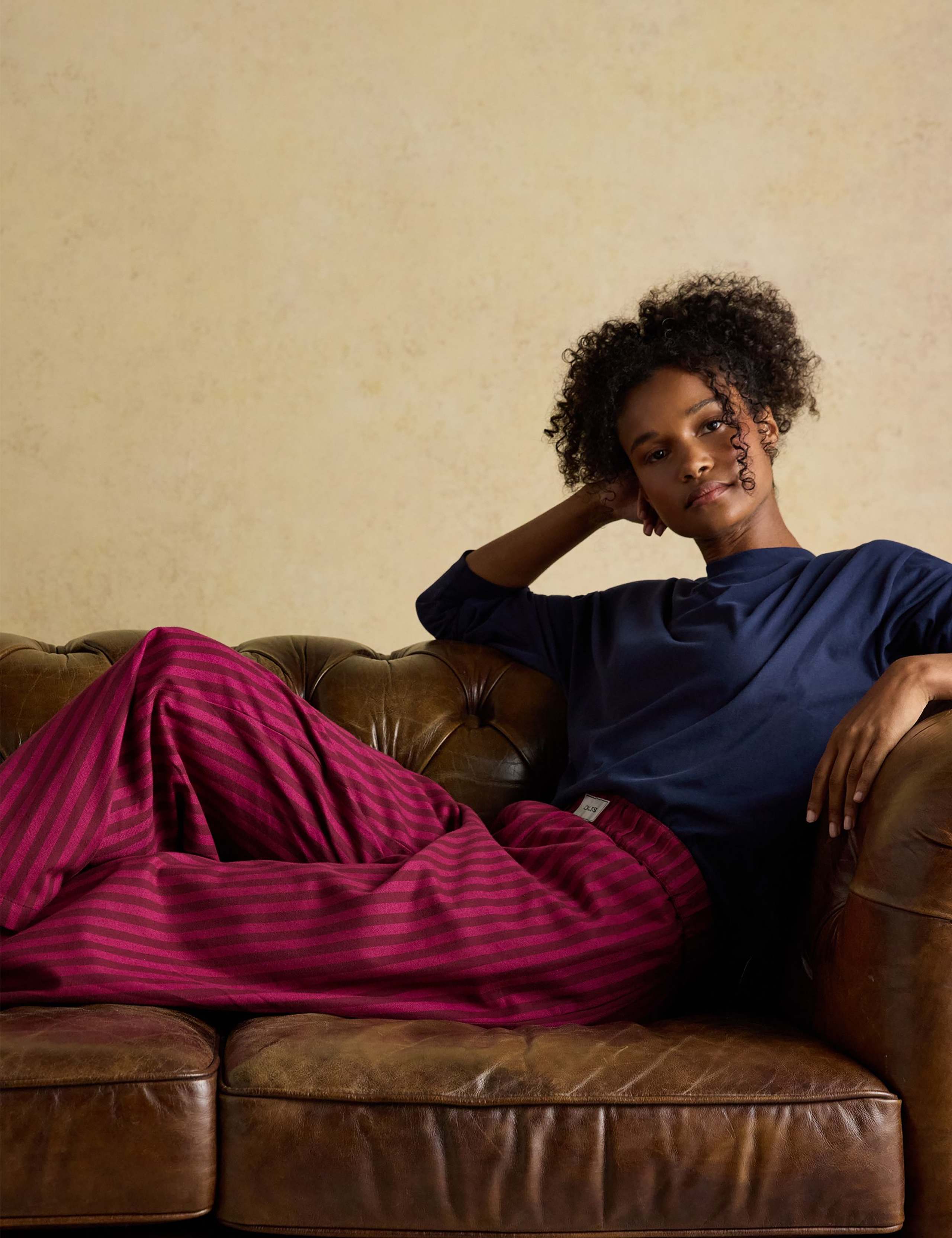 Pure Cotton Striped Pyjama Bottoms 5 of 8