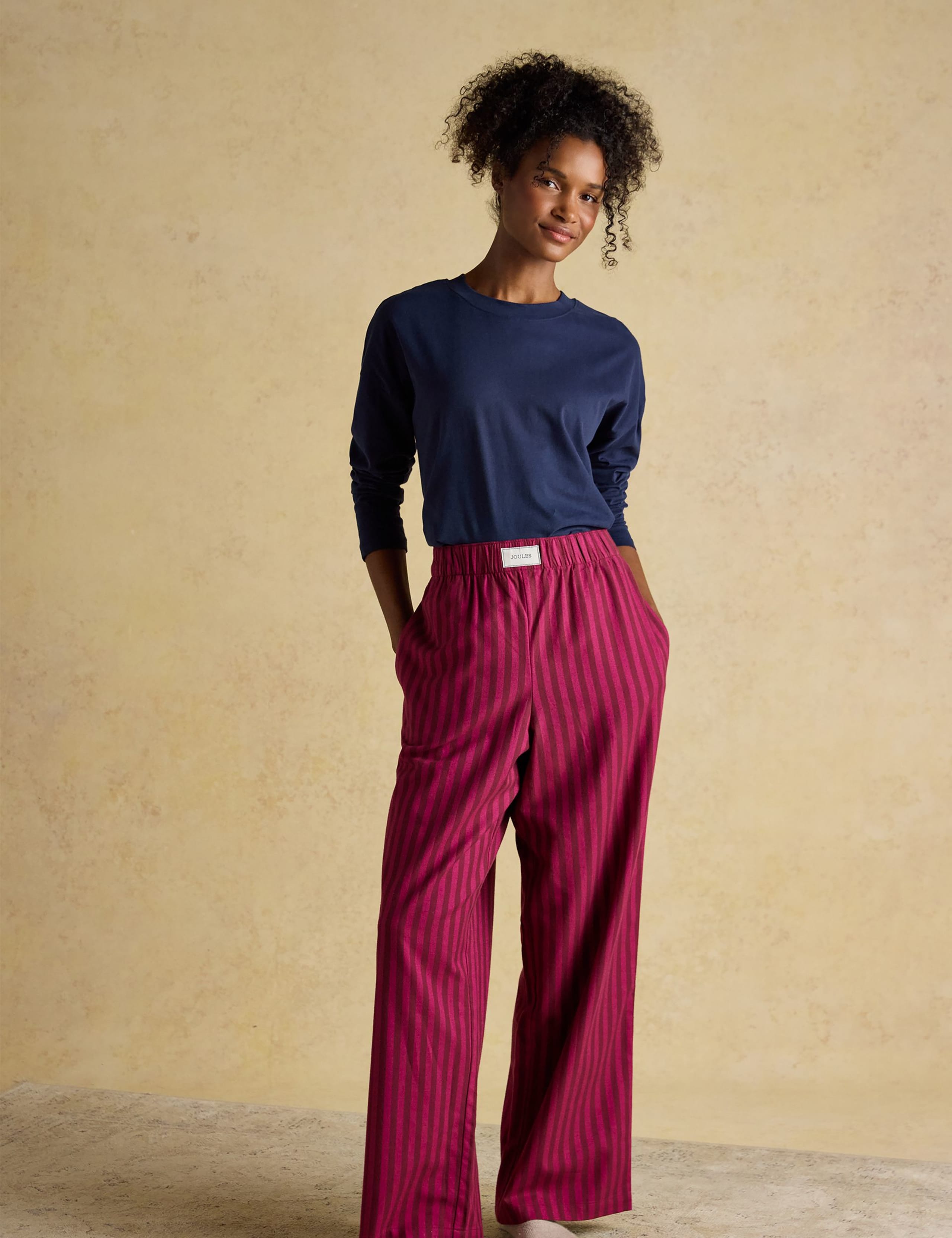Pure Cotton Striped Pyjama Bottoms 6 of 8