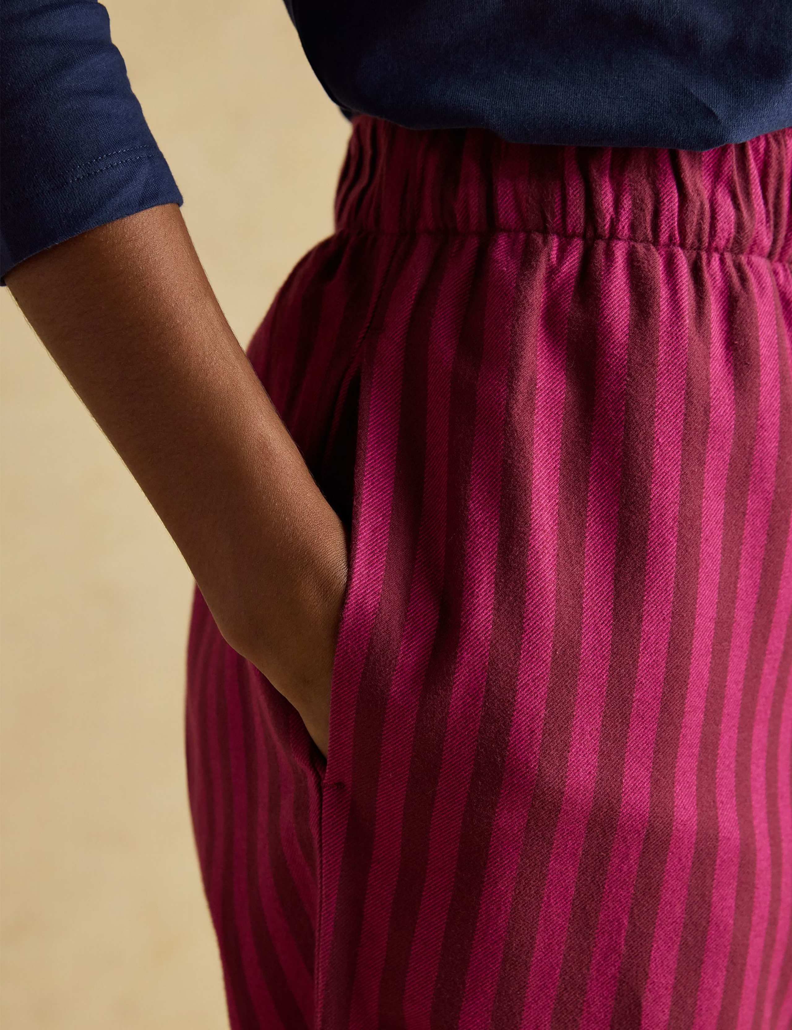 Pure Cotton Striped Pyjama Bottoms 7 of 8