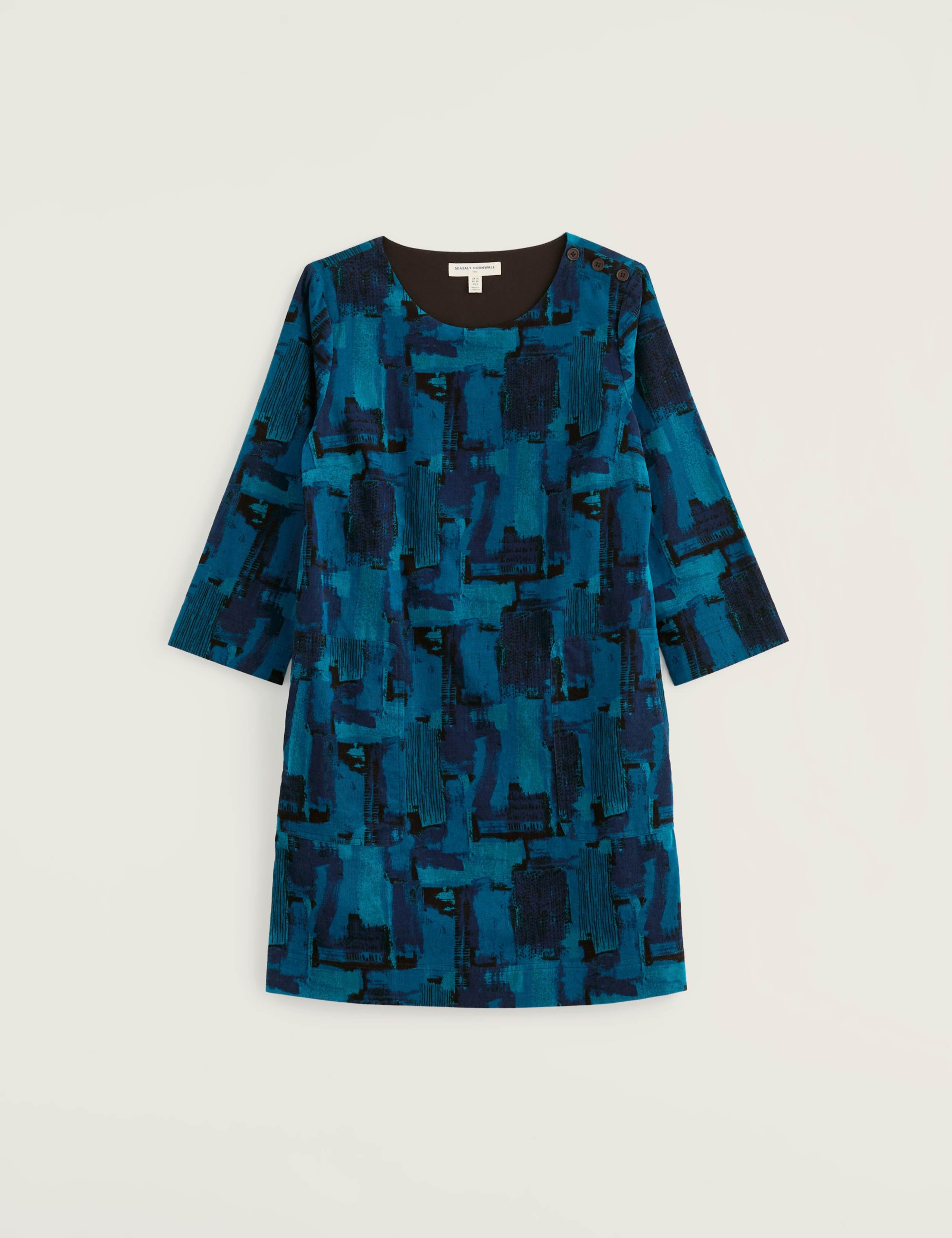 Printed Round Neck 3 Quarter Sleeve Relaxed Fit Tunic 2 of 5