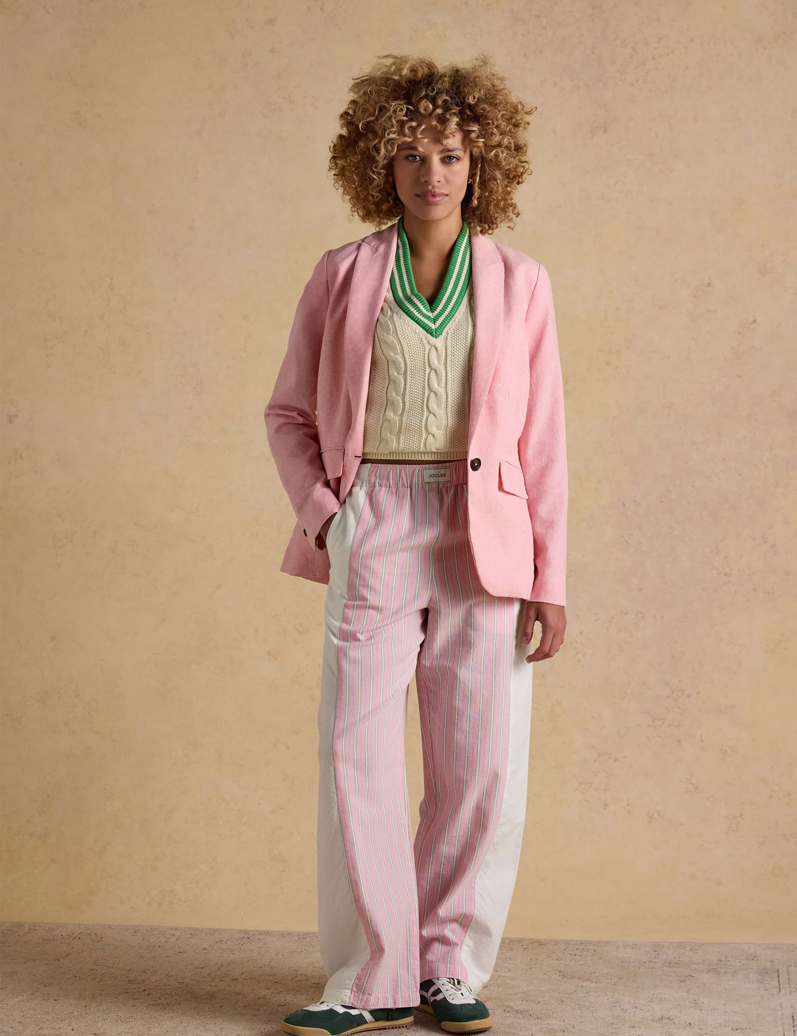 Linen Rich Single Breasted Blazer 3 of 11