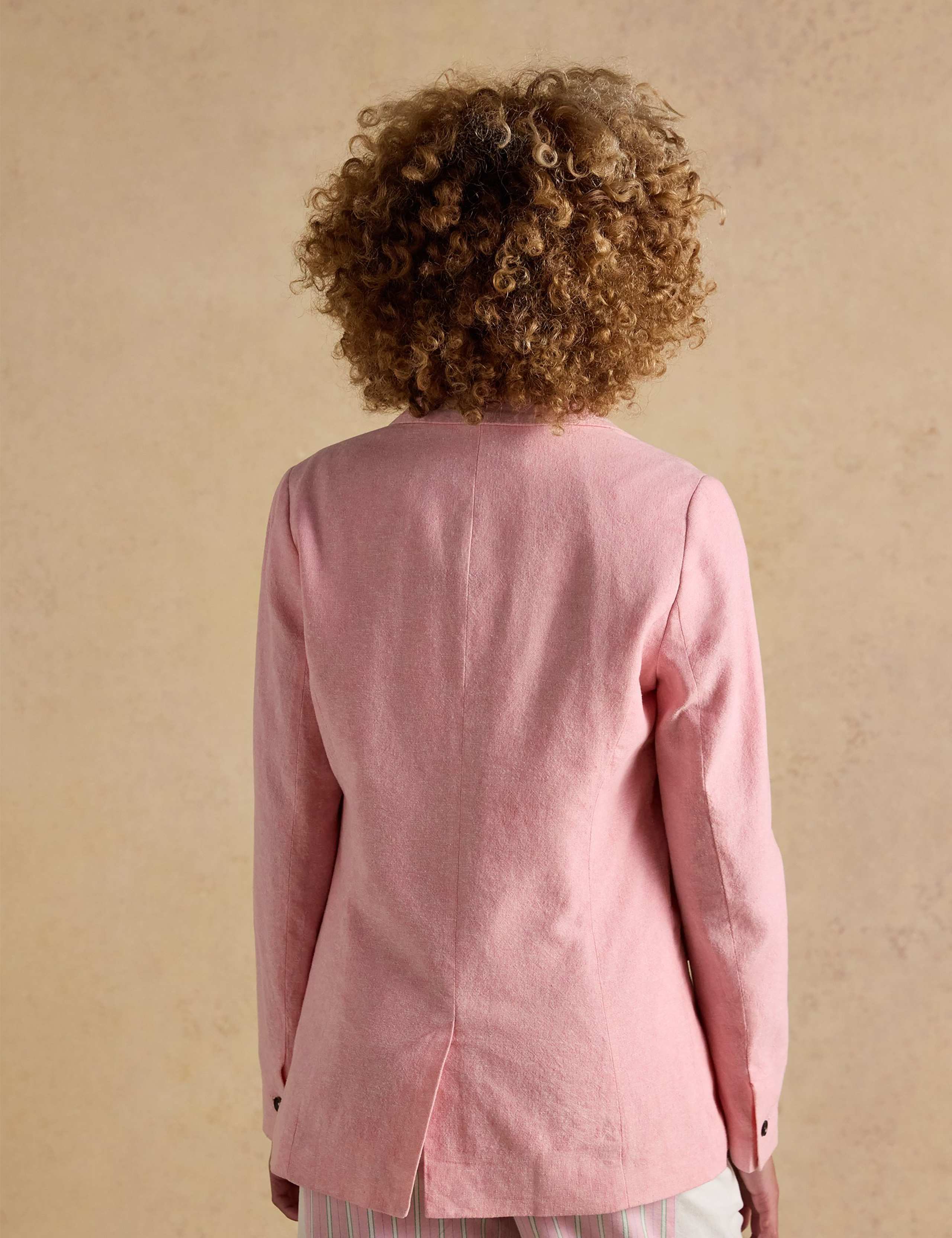 Linen Rich Single Breasted Blazer 5 of 11