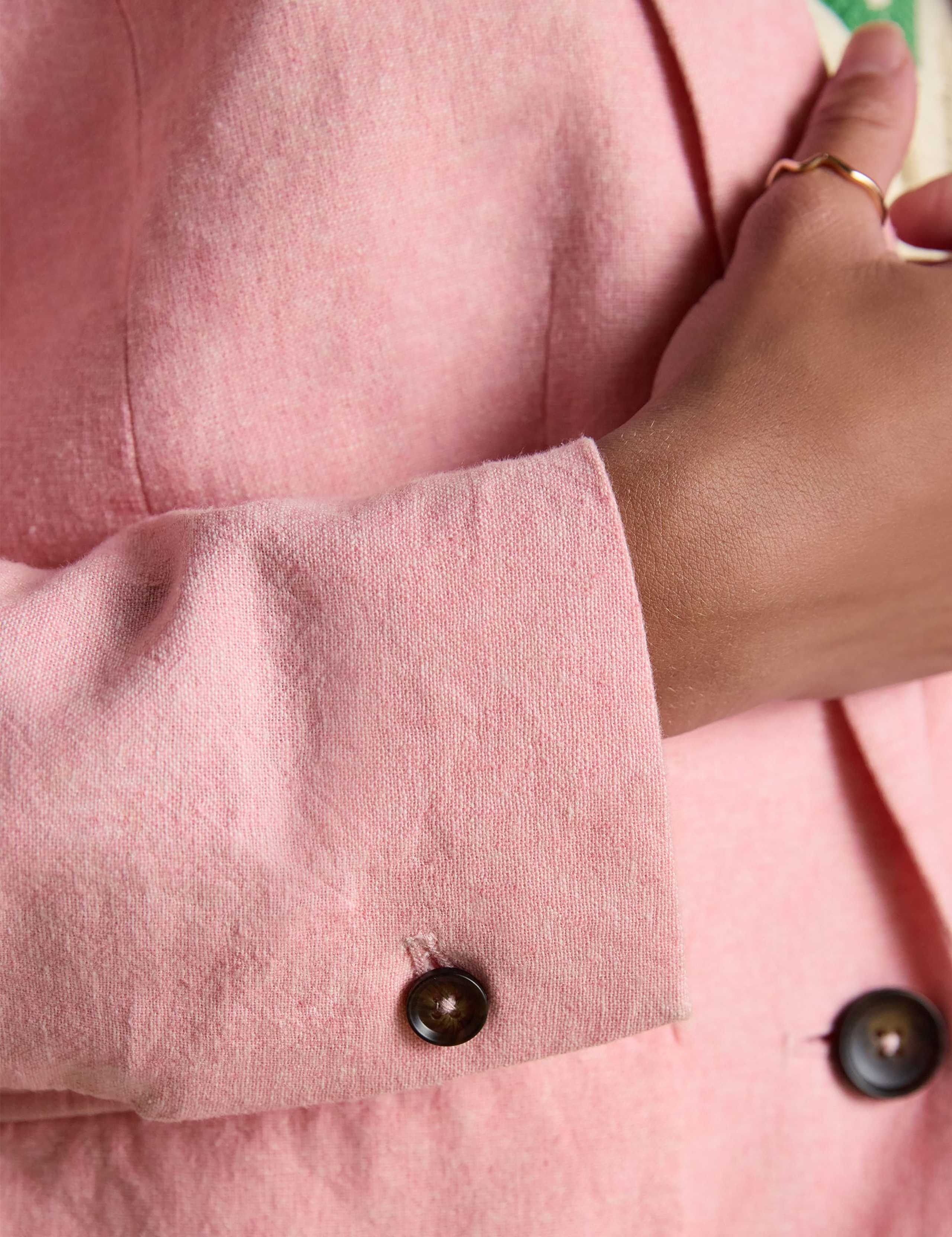 Linen Rich Single Breasted Blazer 9 of 11