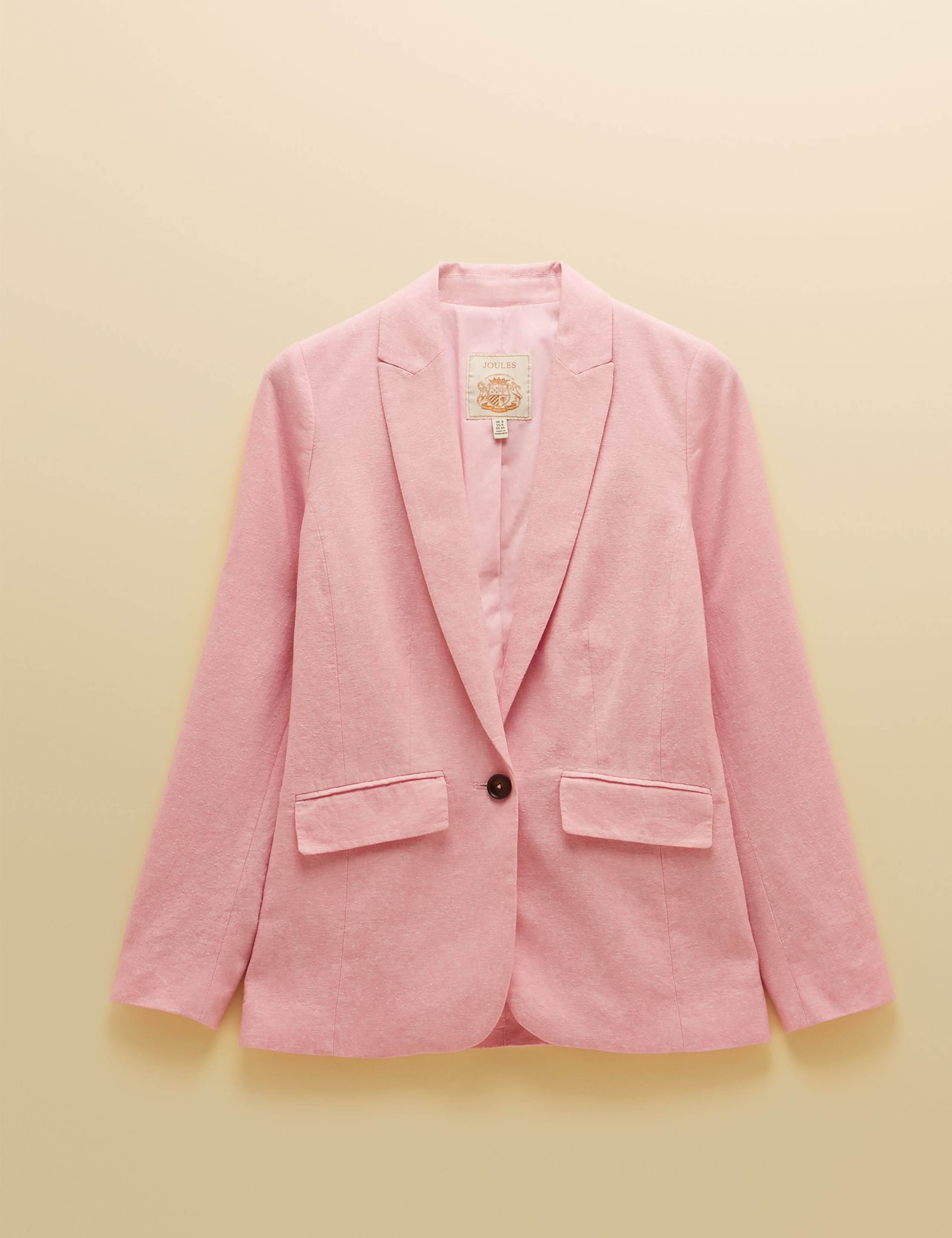 Linen Rich Single Breasted Blazer 2 of 11