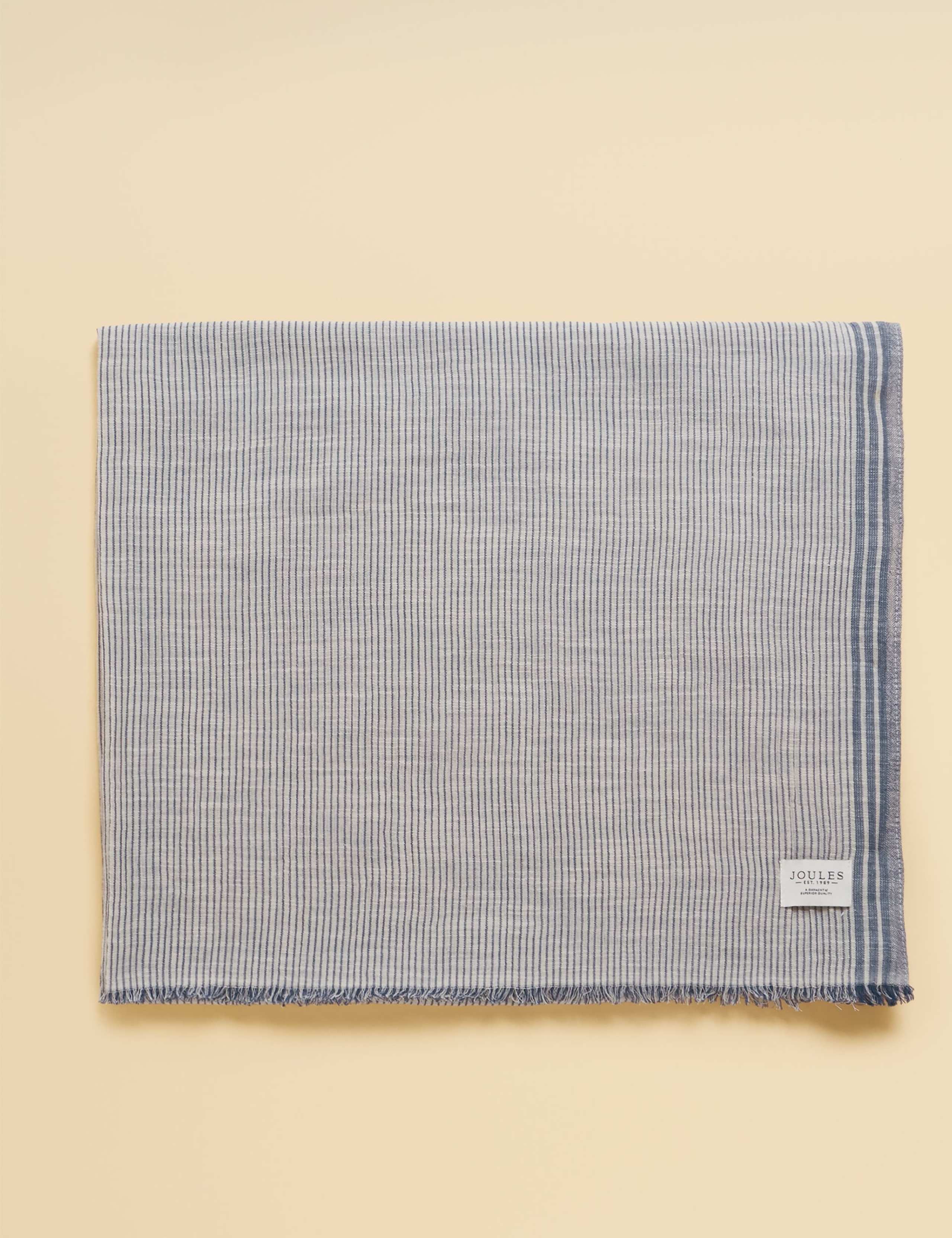 Pure Cotton Bright Striped Scarf 6 of 6