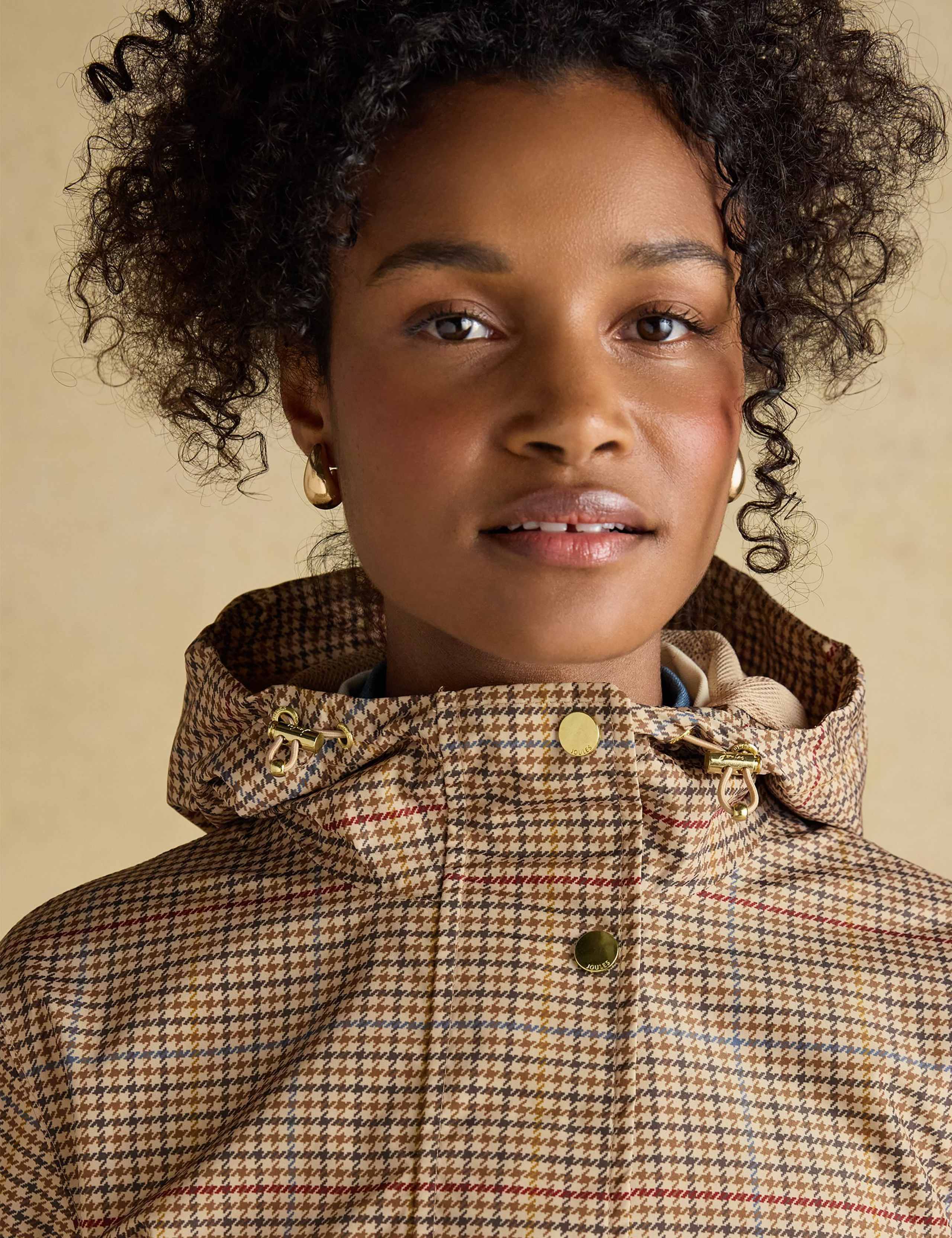 Checked Packaway Longline Raincoat 5 of 11