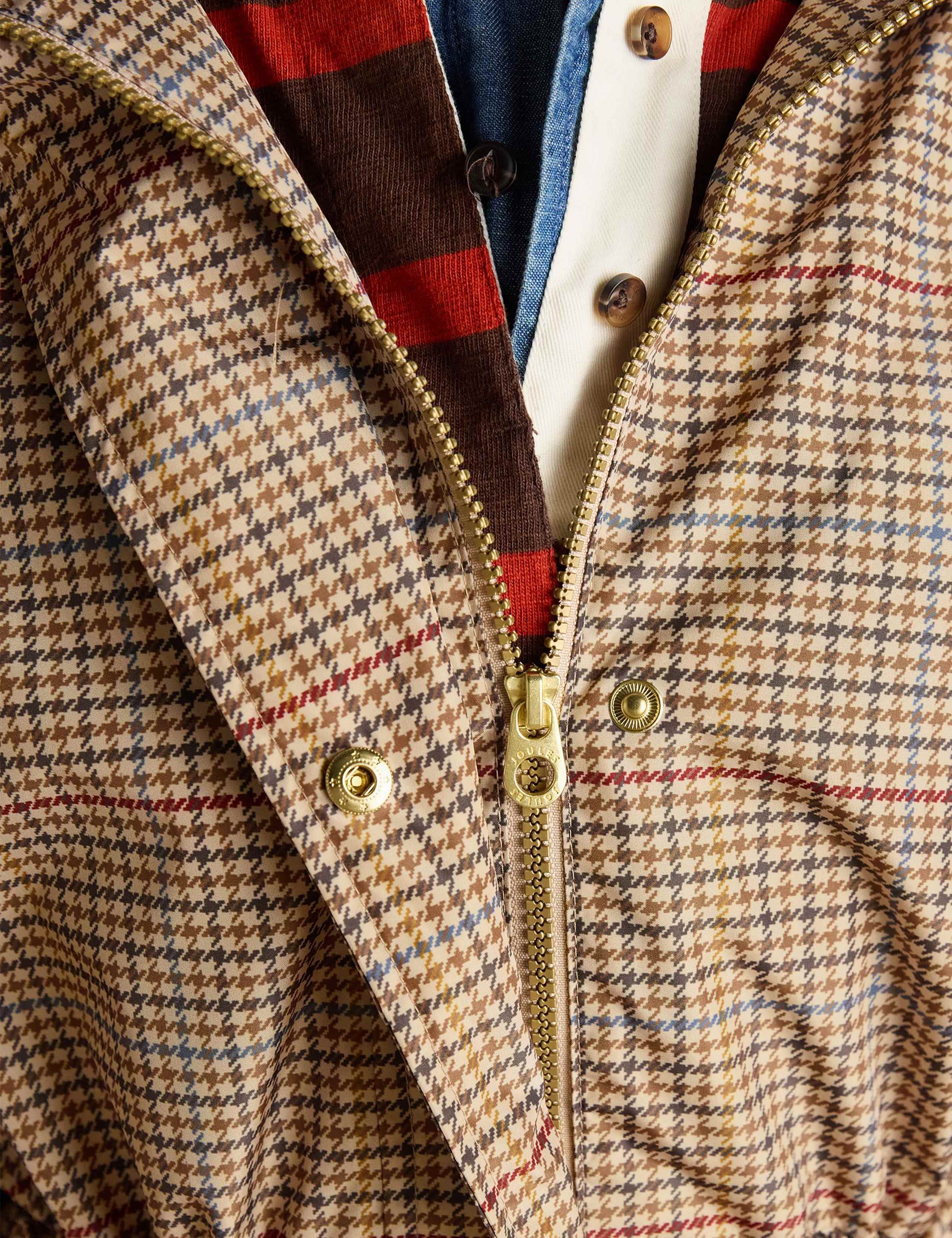 Checked Packaway Longline Raincoat 6 of 11