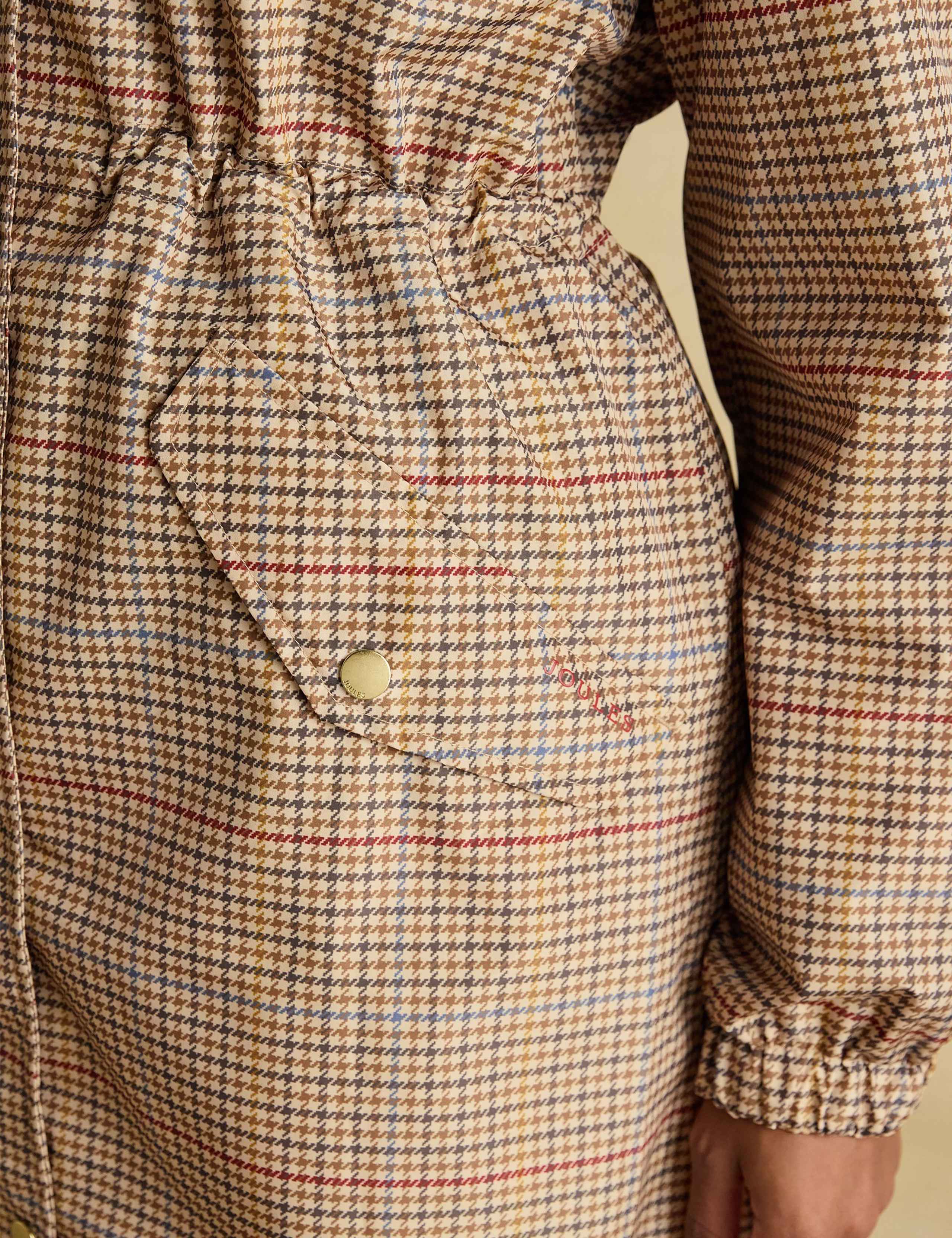 Checked Packaway Longline Raincoat 7 of 11