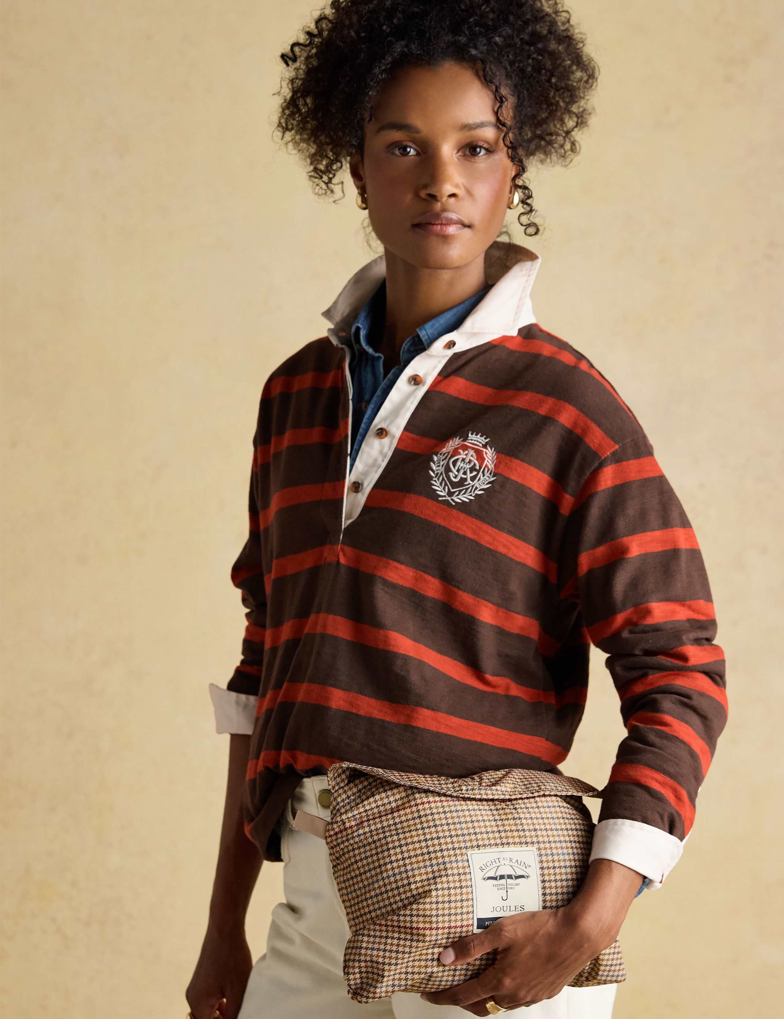 Checked Packaway Longline Raincoat 11 of 11