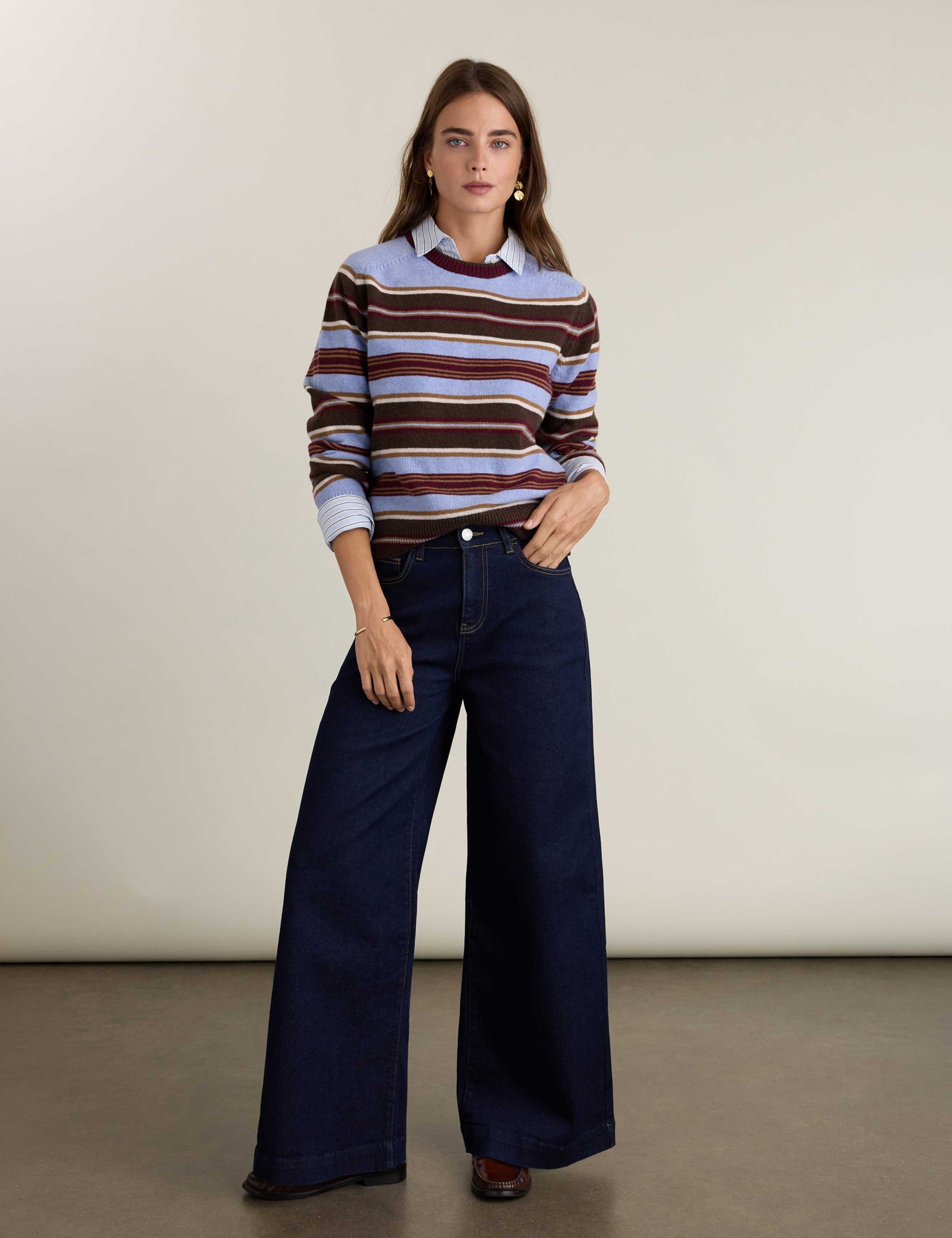 Wool Rich Striped Jumper 2 of 3