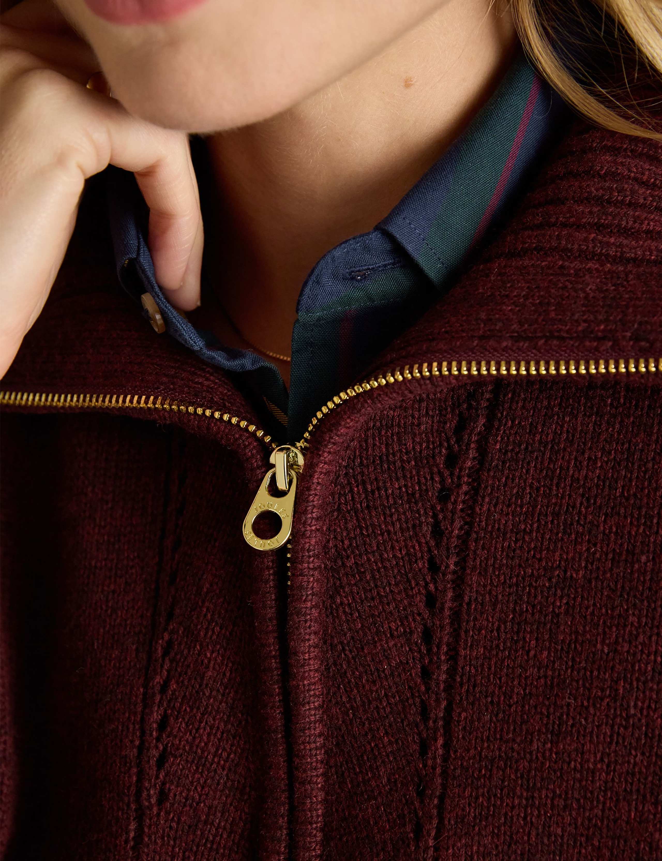 Half Zip Knitted Vest with Wool 6 of 7