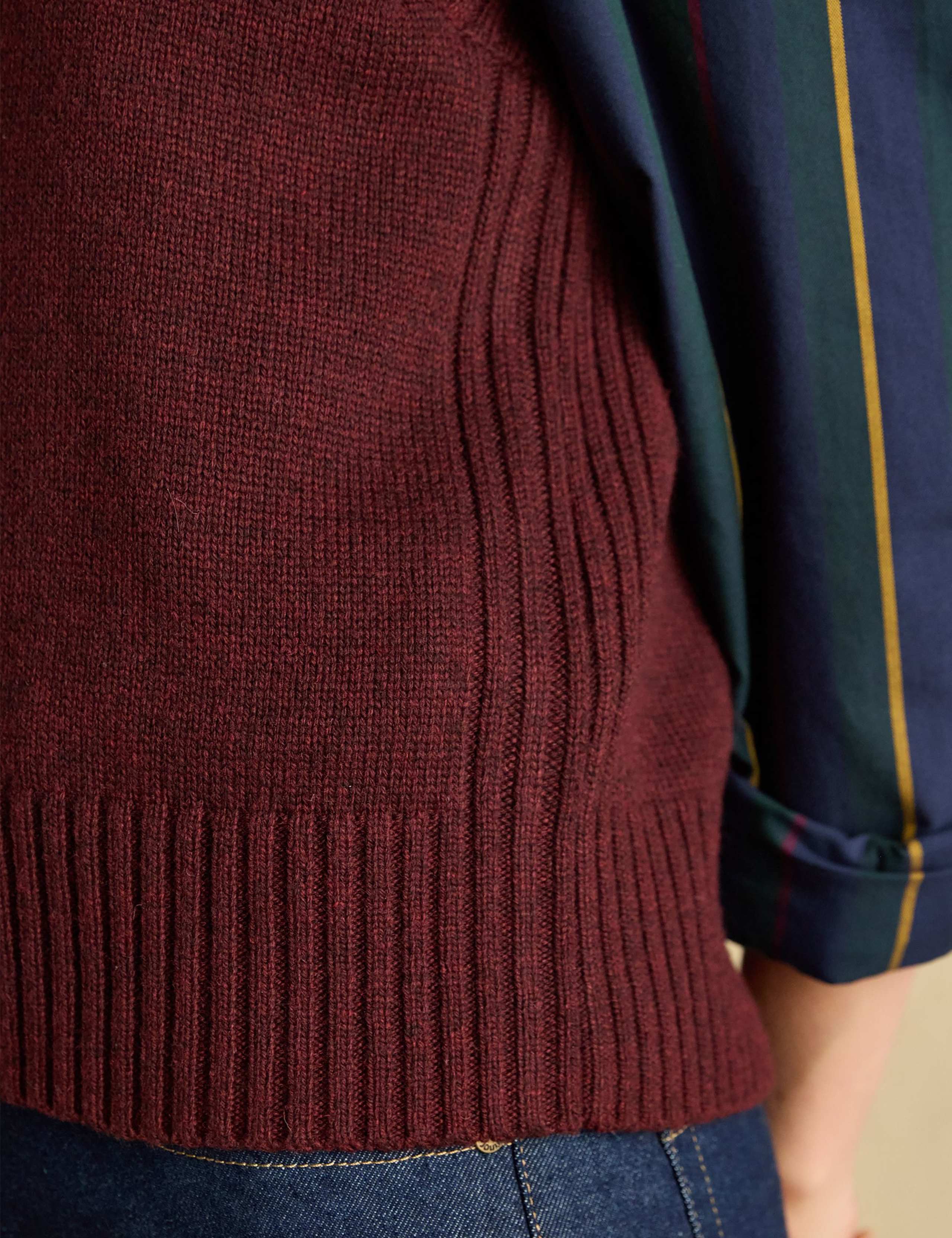 Half Zip Knitted Vest with Wool 7 of 7