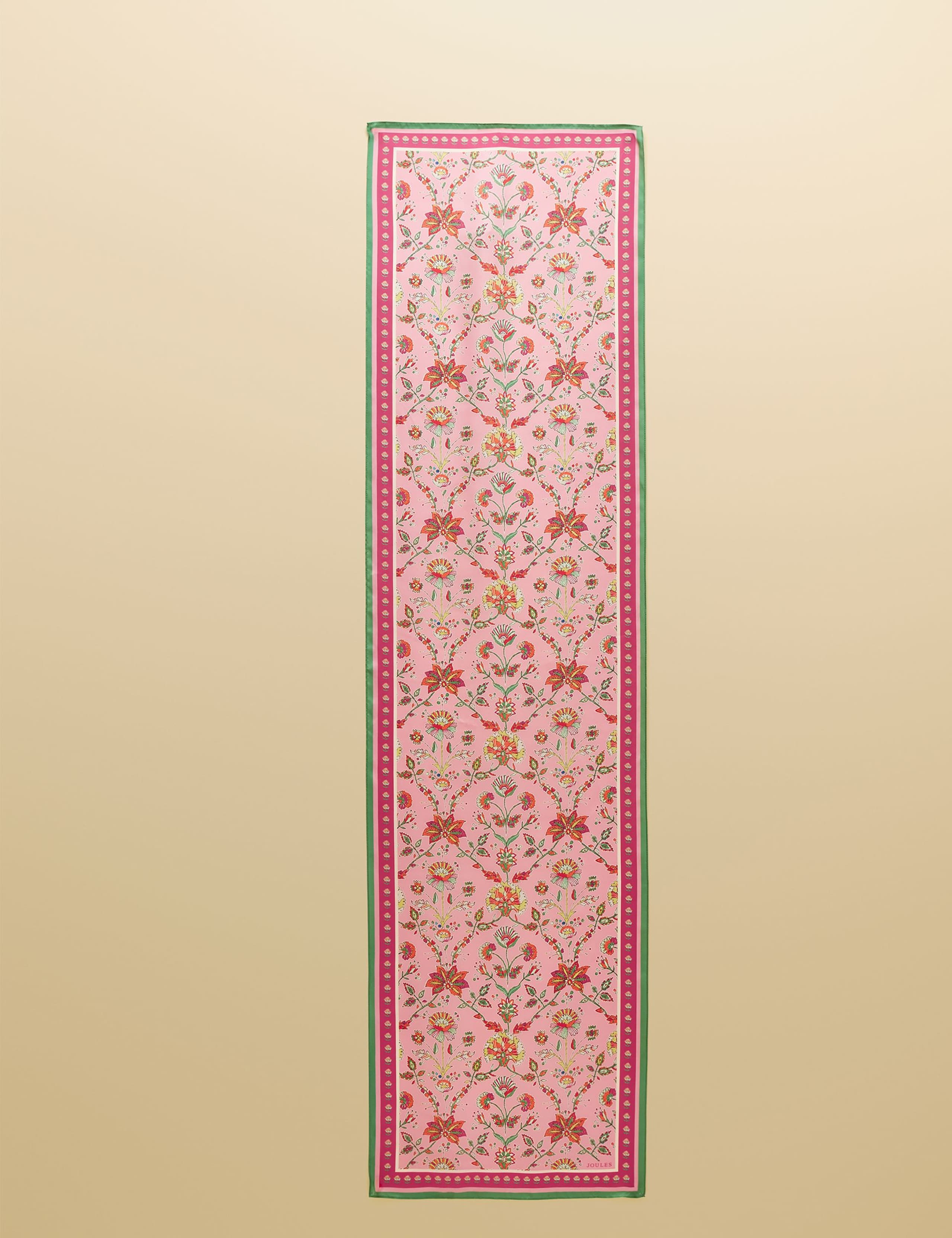 Pure Silk Woven Floral Scarf 2 of 8