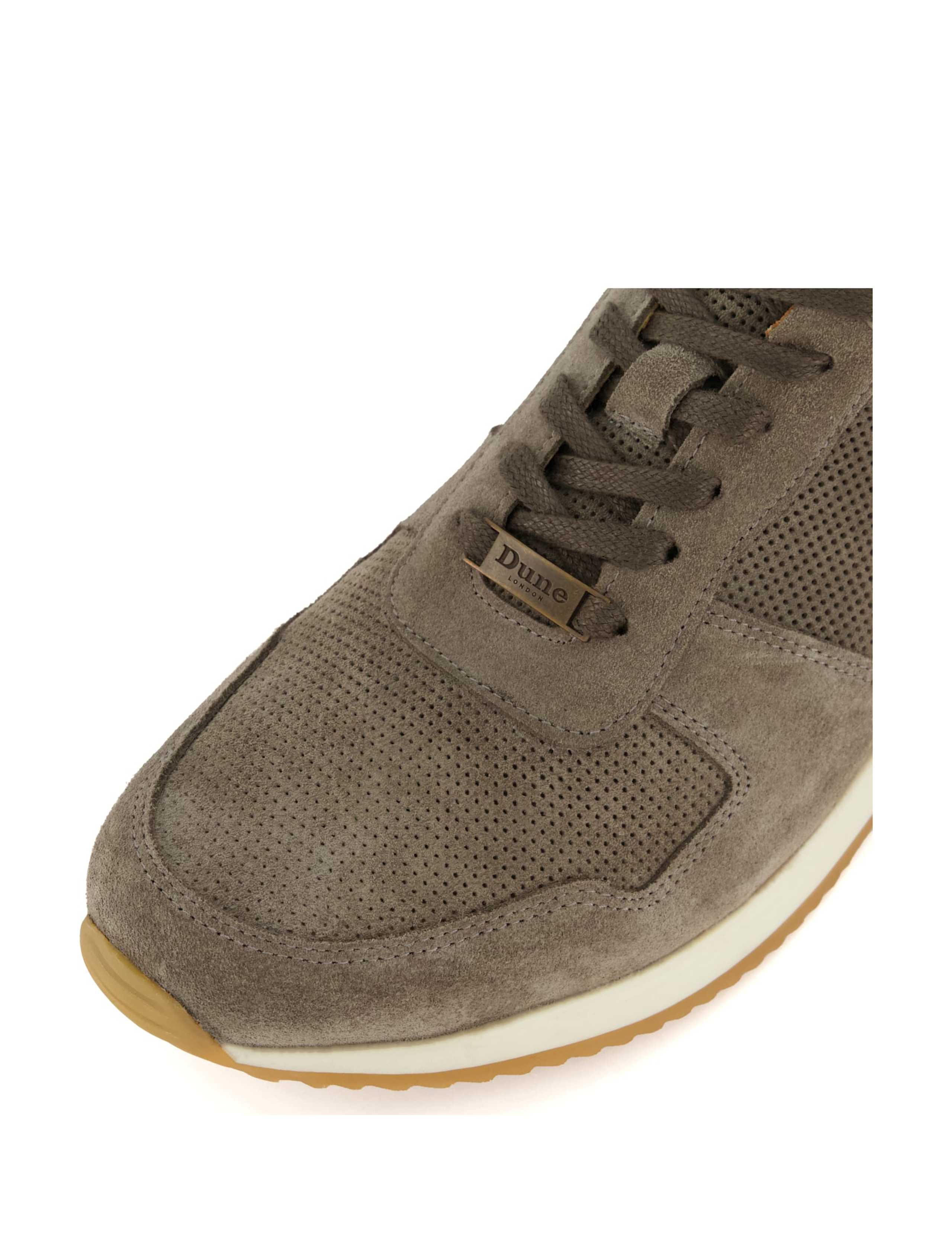 Suede Lace Up Trainers 6 of 6