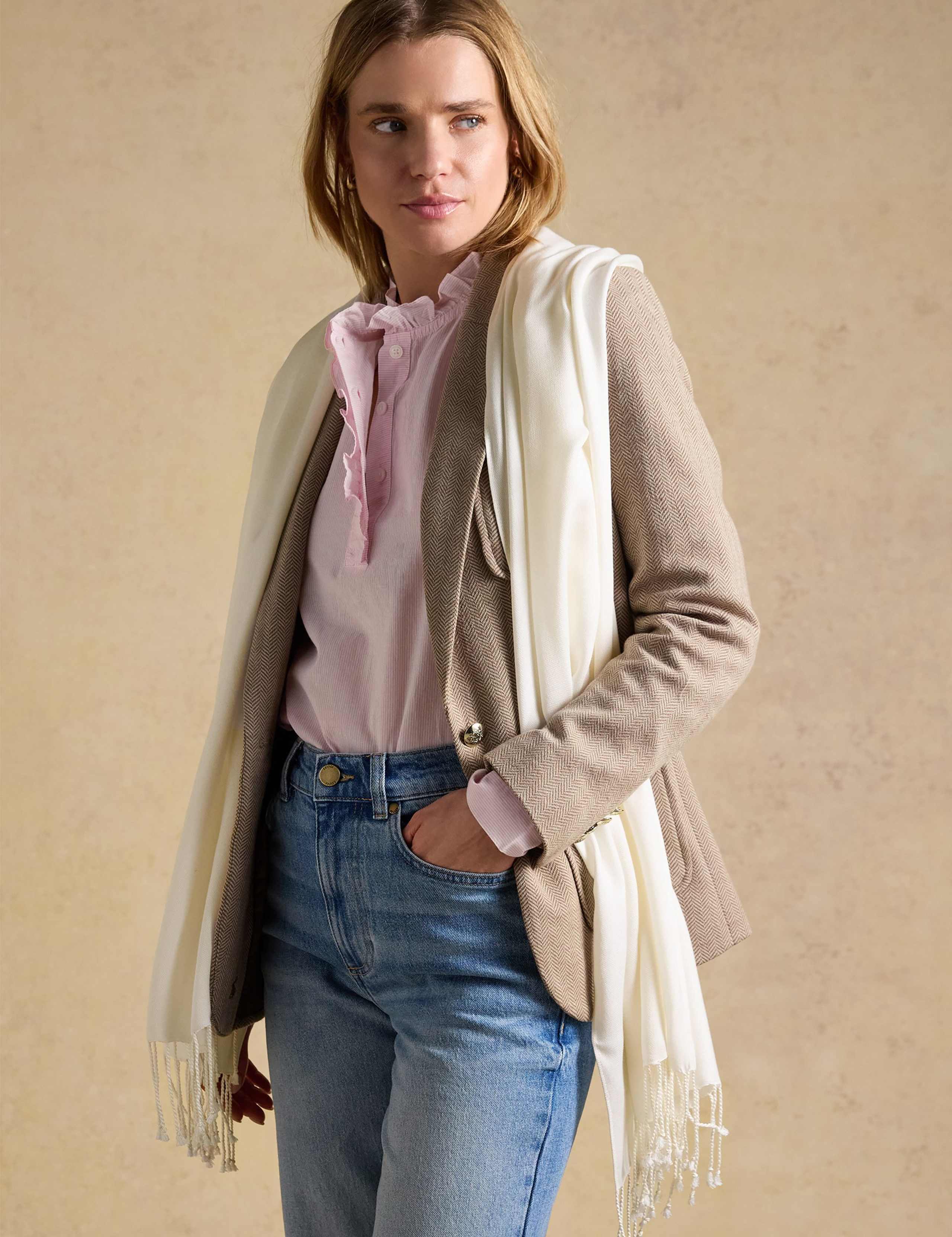 Pure Modal Tassel Scarf 4 of 7