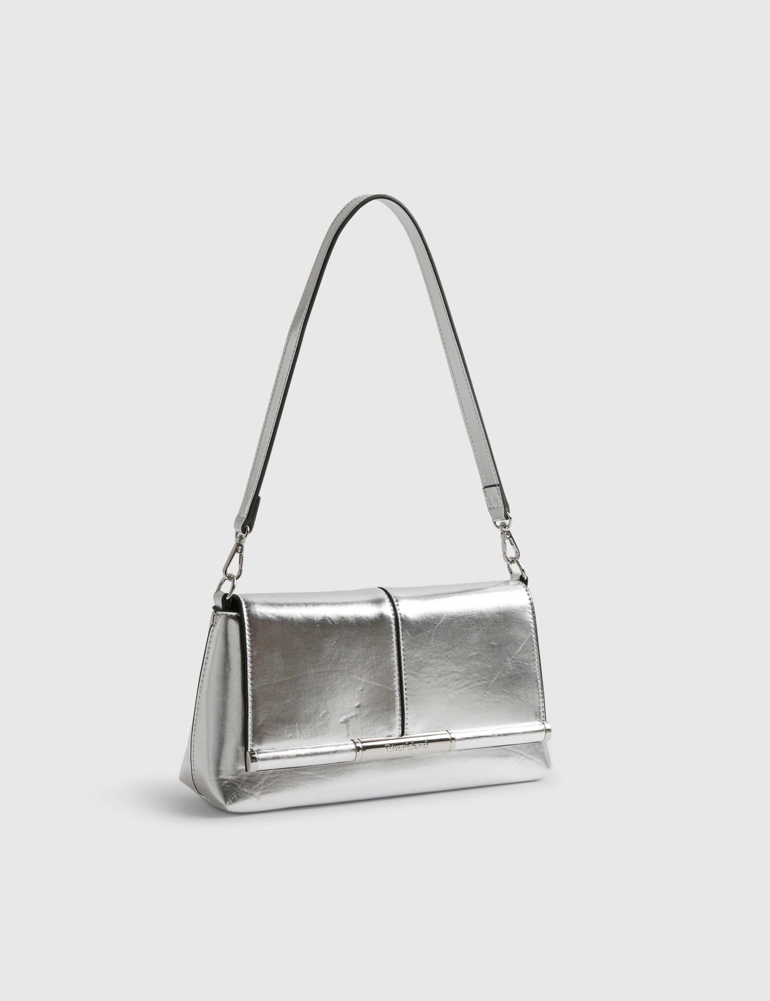 Metallic Bar Front Clutch Bag 4 of 4