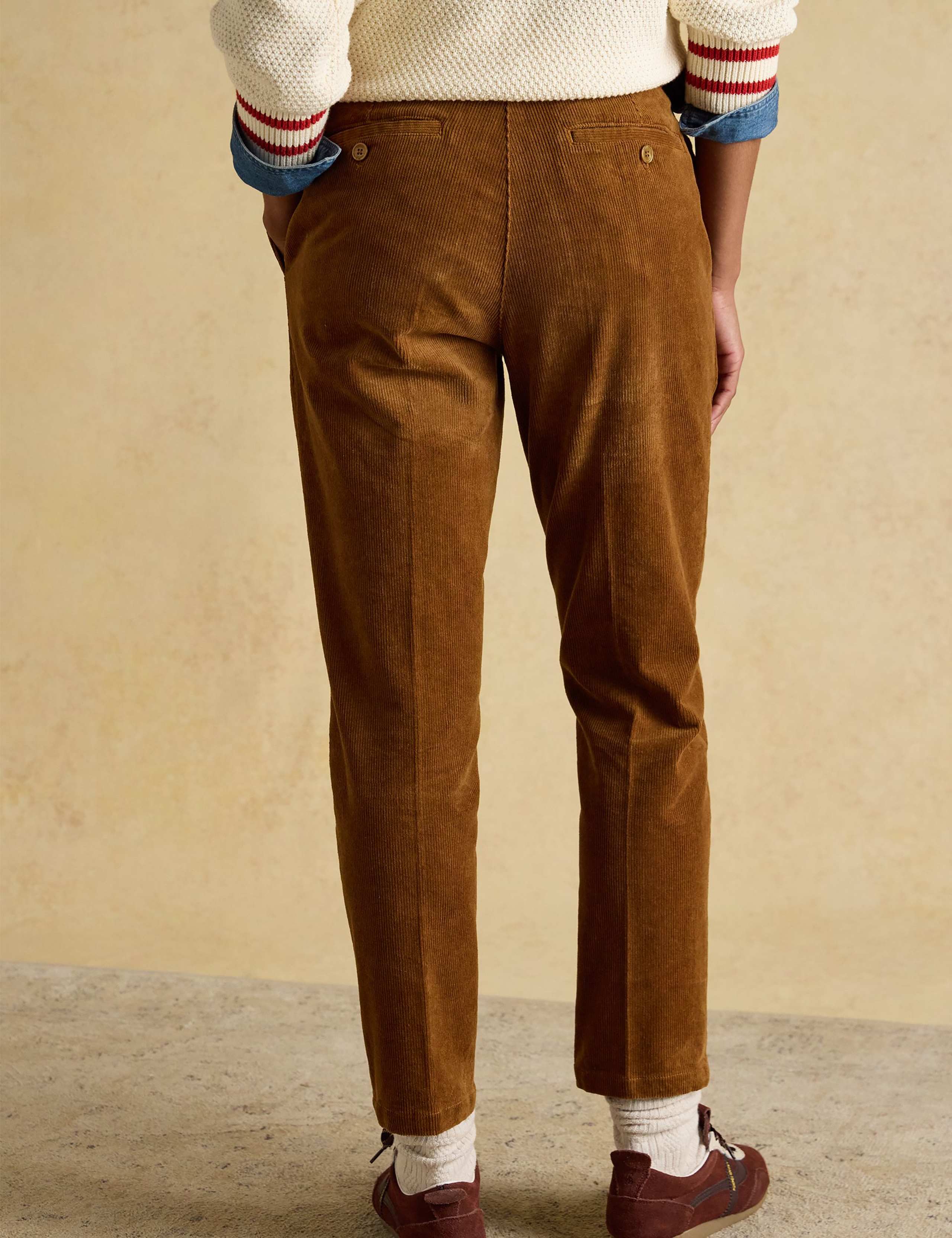 Cotton Rich Cord Ankle Grazer Trousers 7 of 7