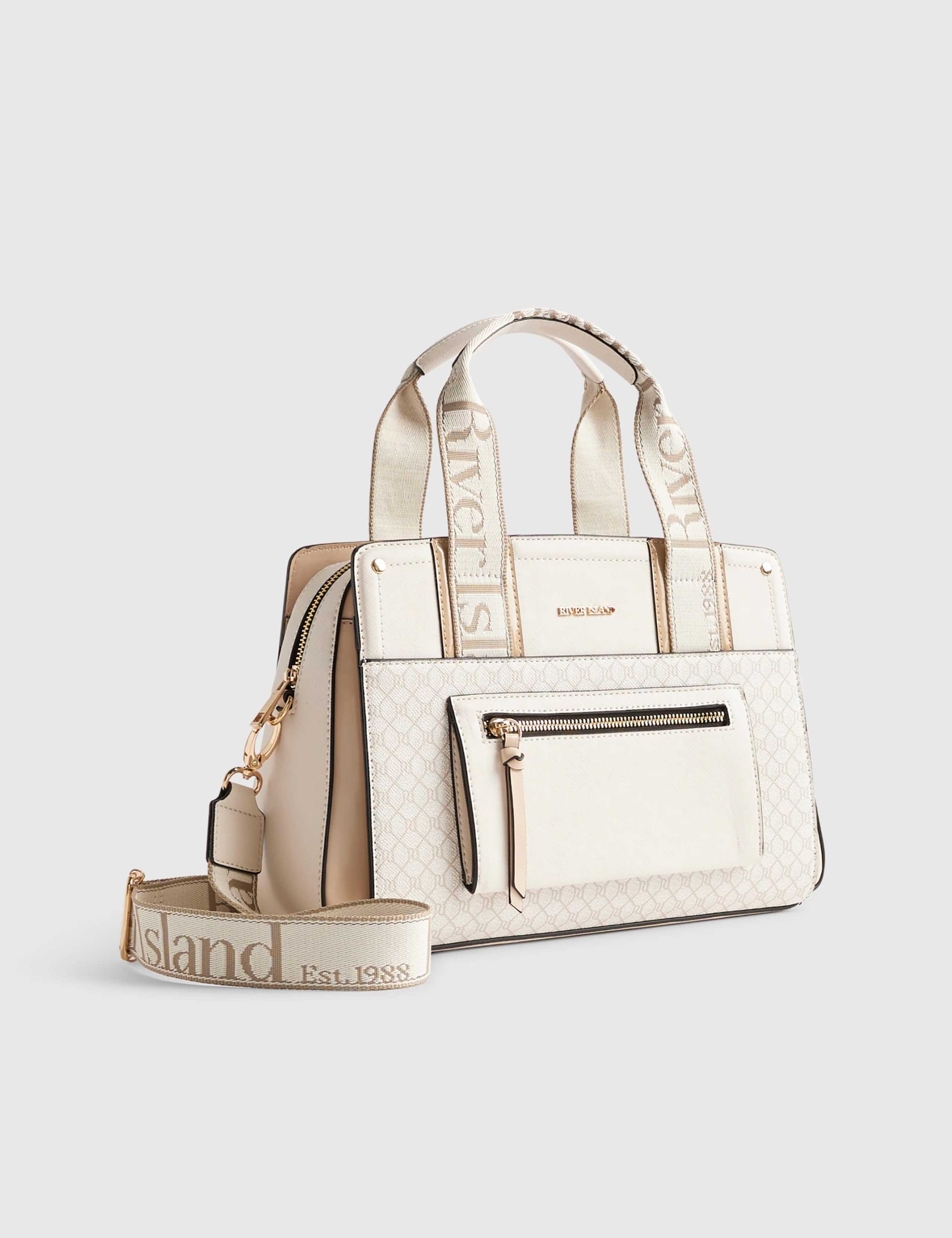 Webbing Strap Cross Body Tote Bag 3 of 5