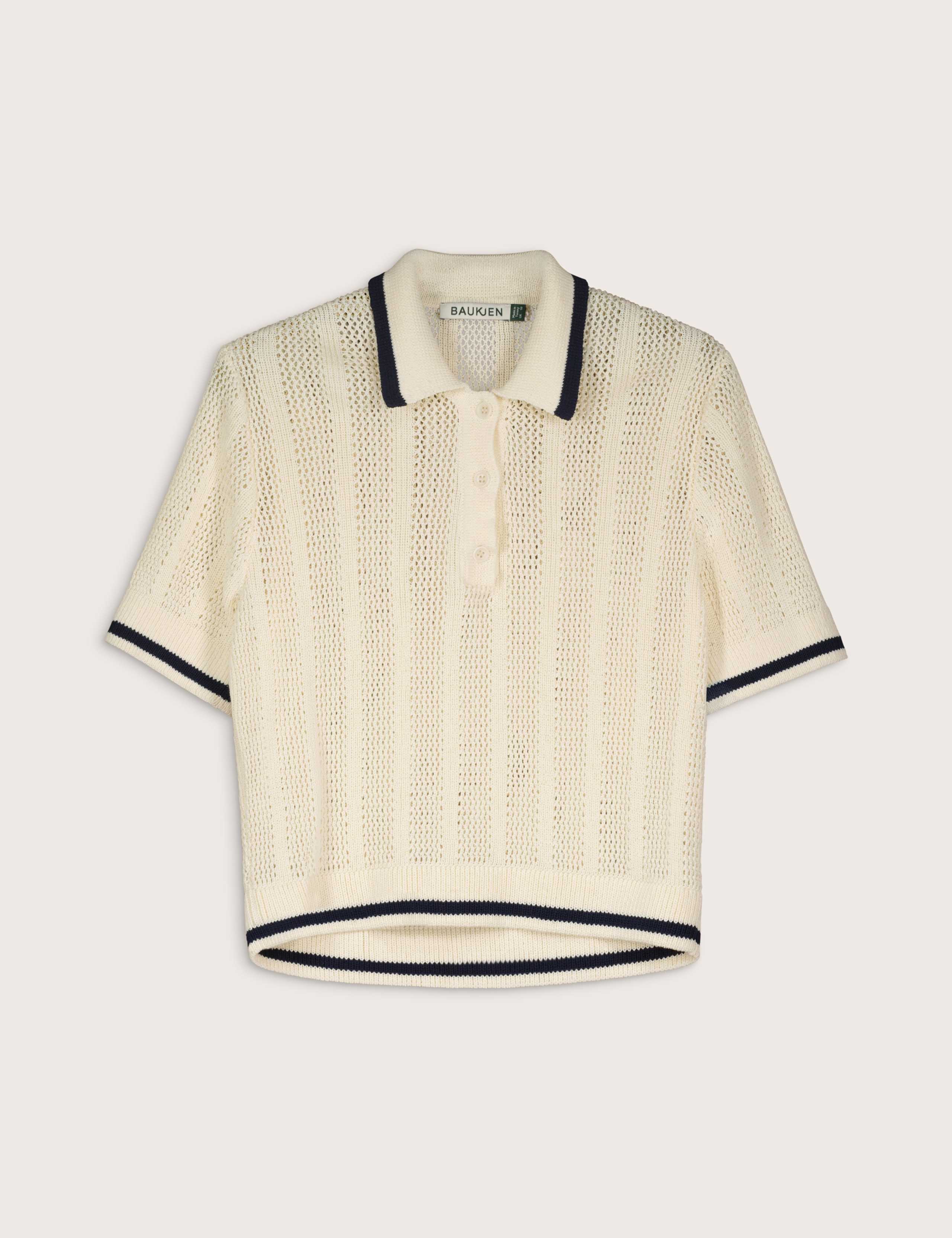 Pure Cotton Collared Knitted Top 2 of 5