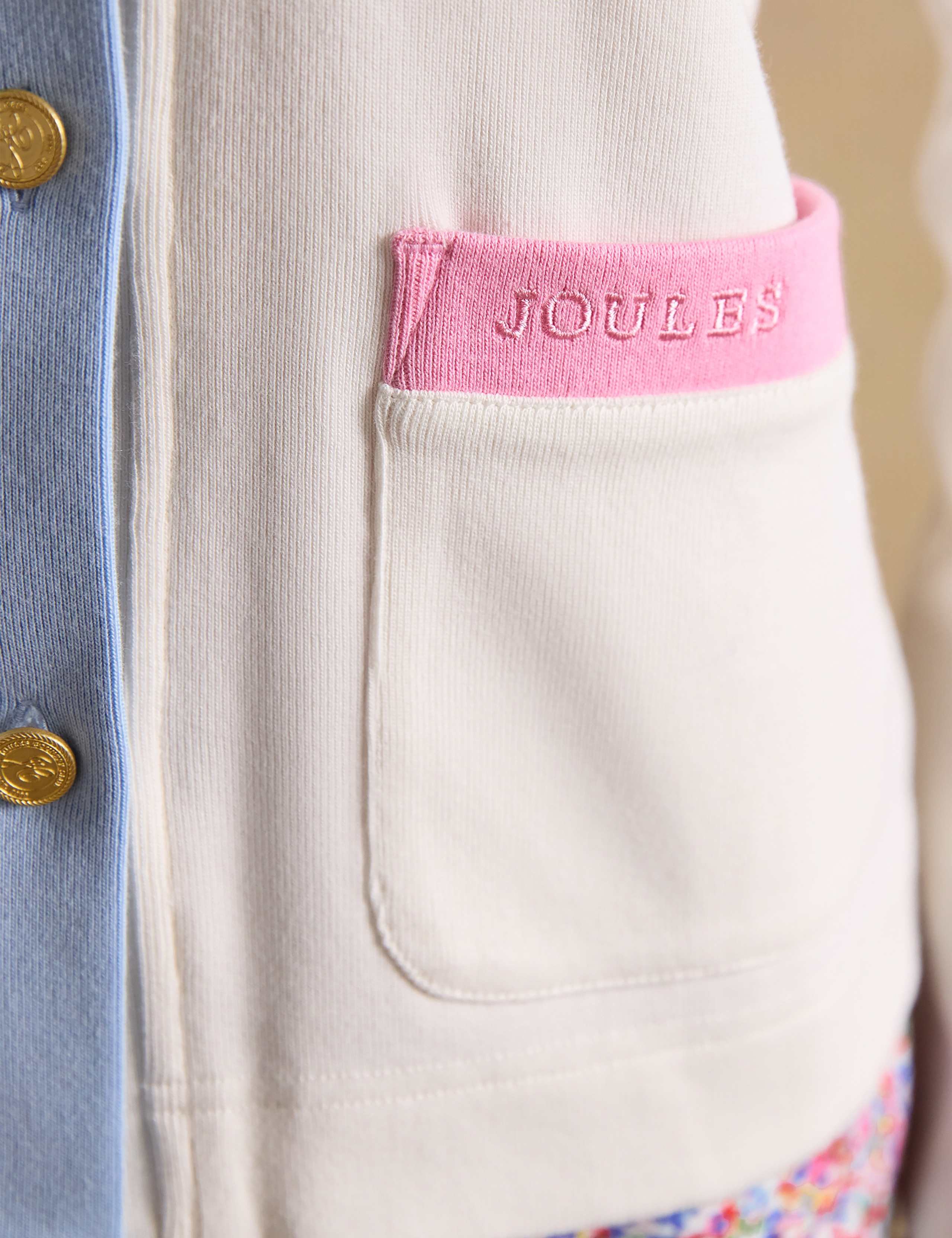 Pure Cotton Embroidered Collared Cardigan 8 of 11