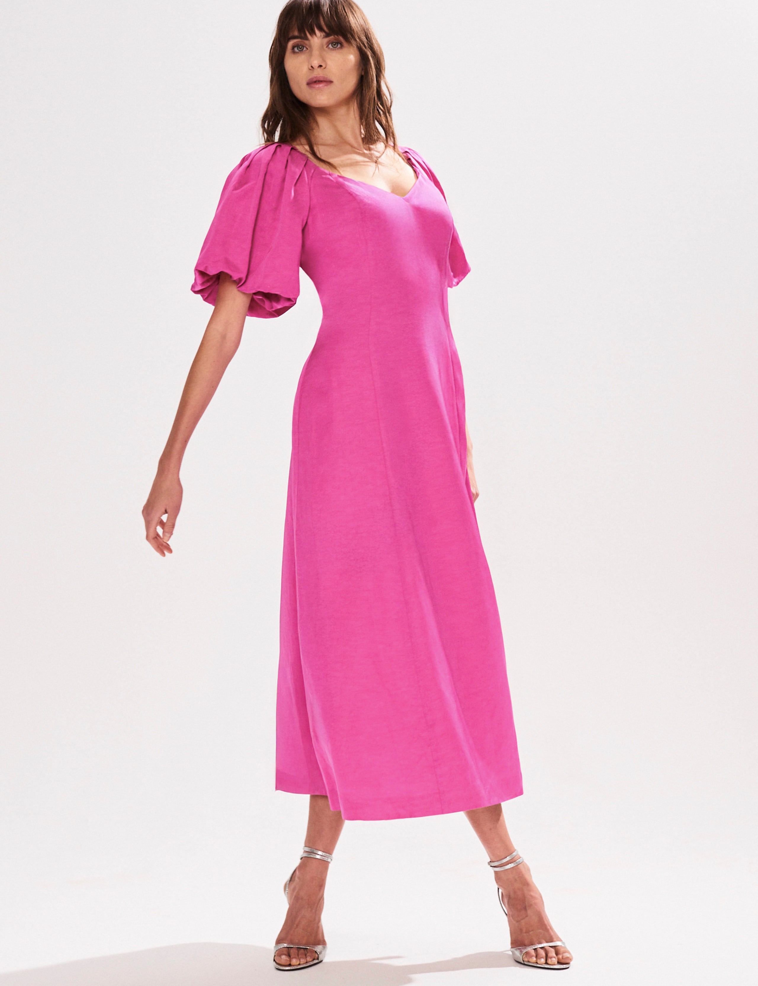 Puff Sleeve Midaxi Tea Dress 3 of 4