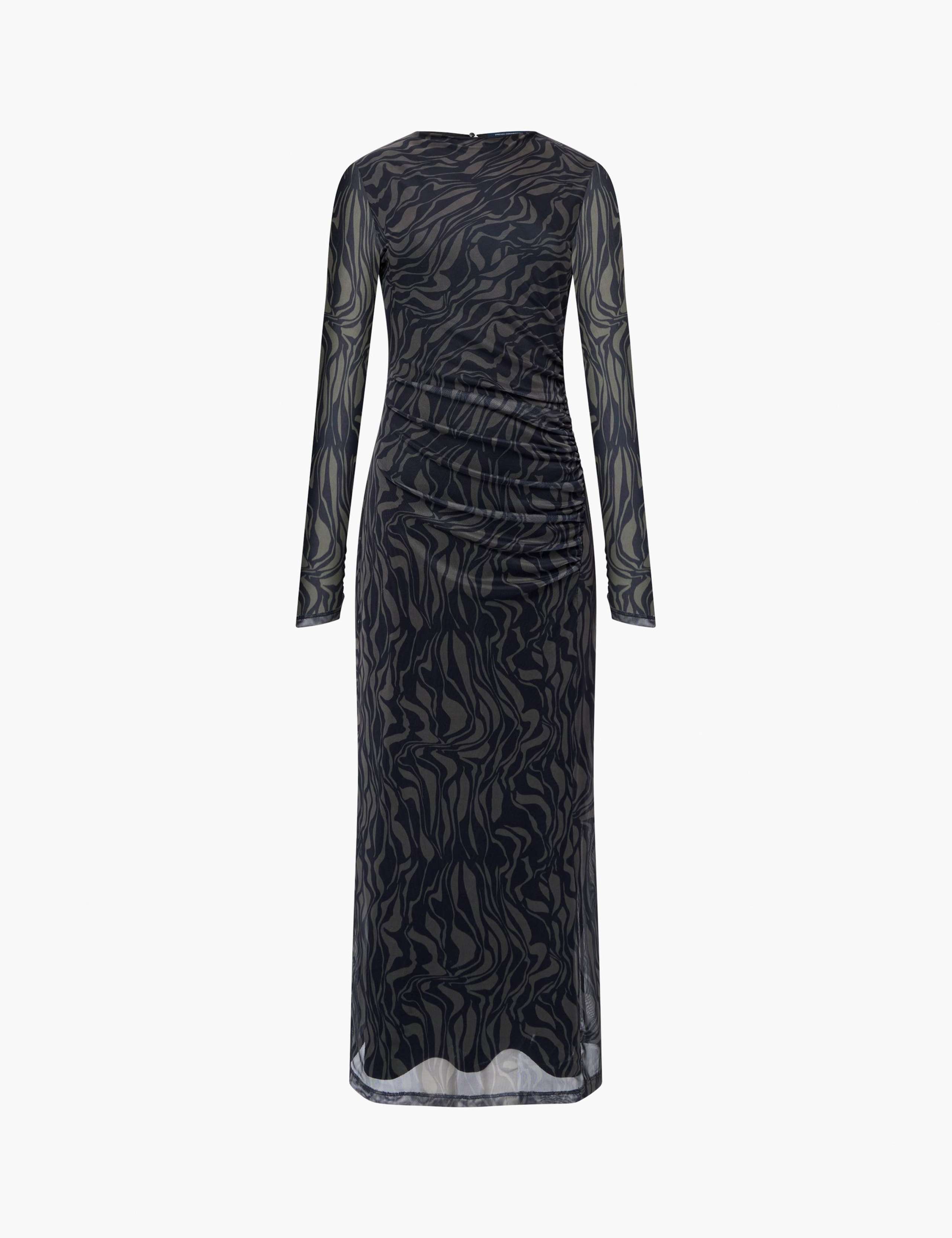Mesh Printed Midaxi Column Dress 2 of 3