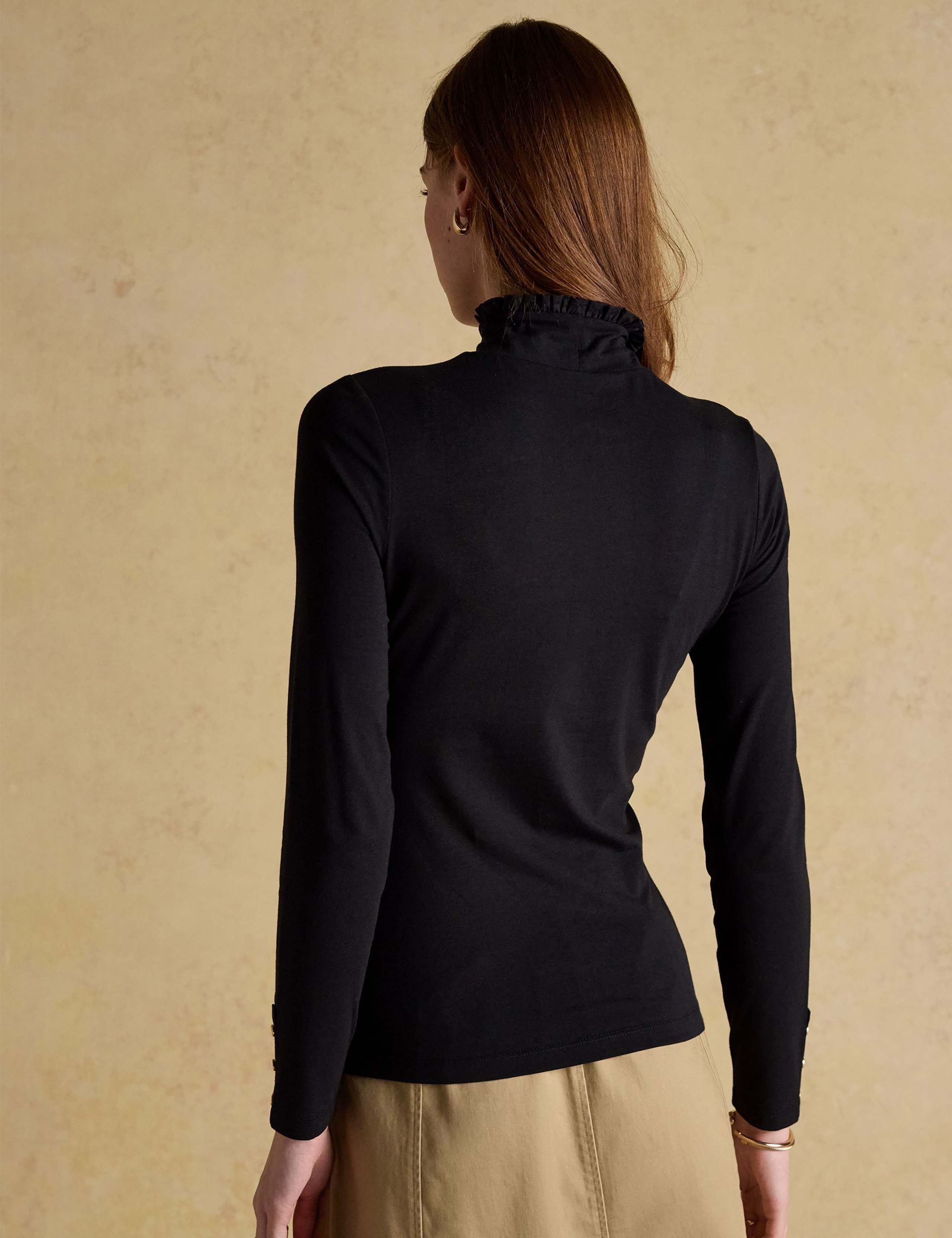 Jersey Frill Neck Top 2 of 5