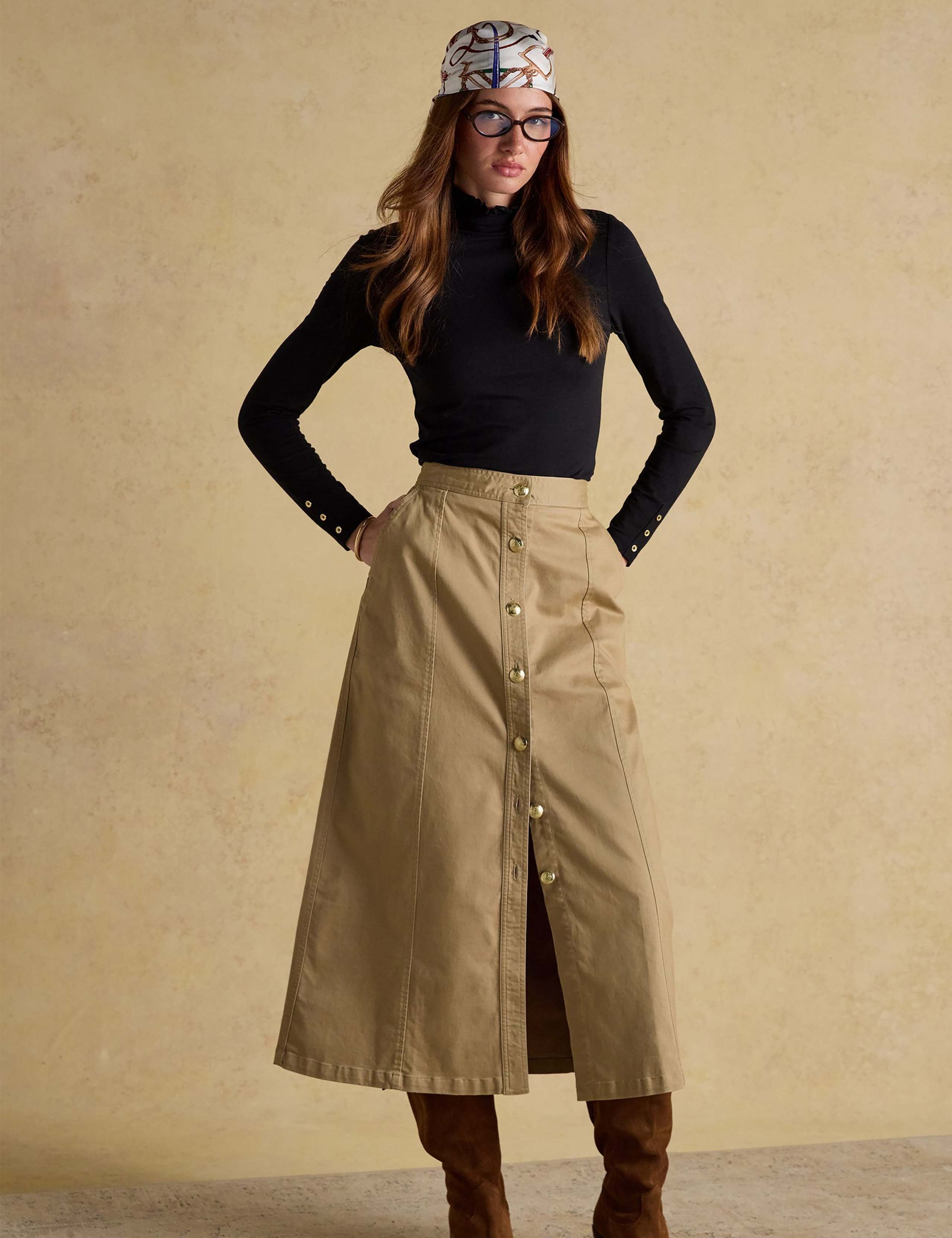 Jersey Frill Neck Top 3 of 5