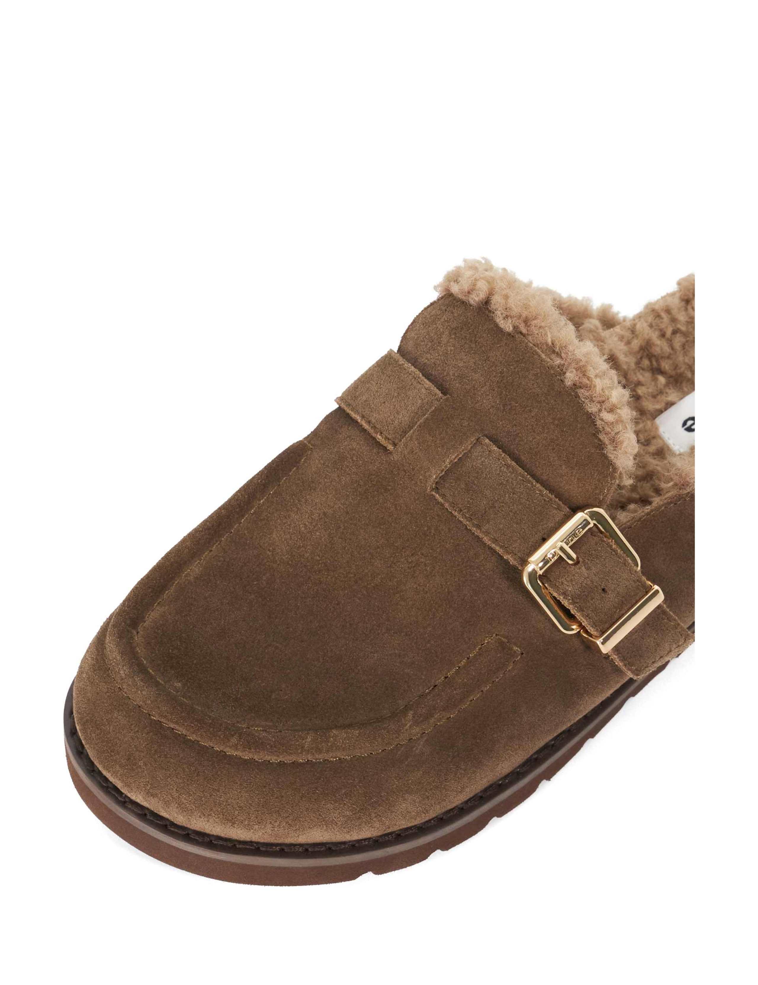 Suede Buckle Mules 4 of 5