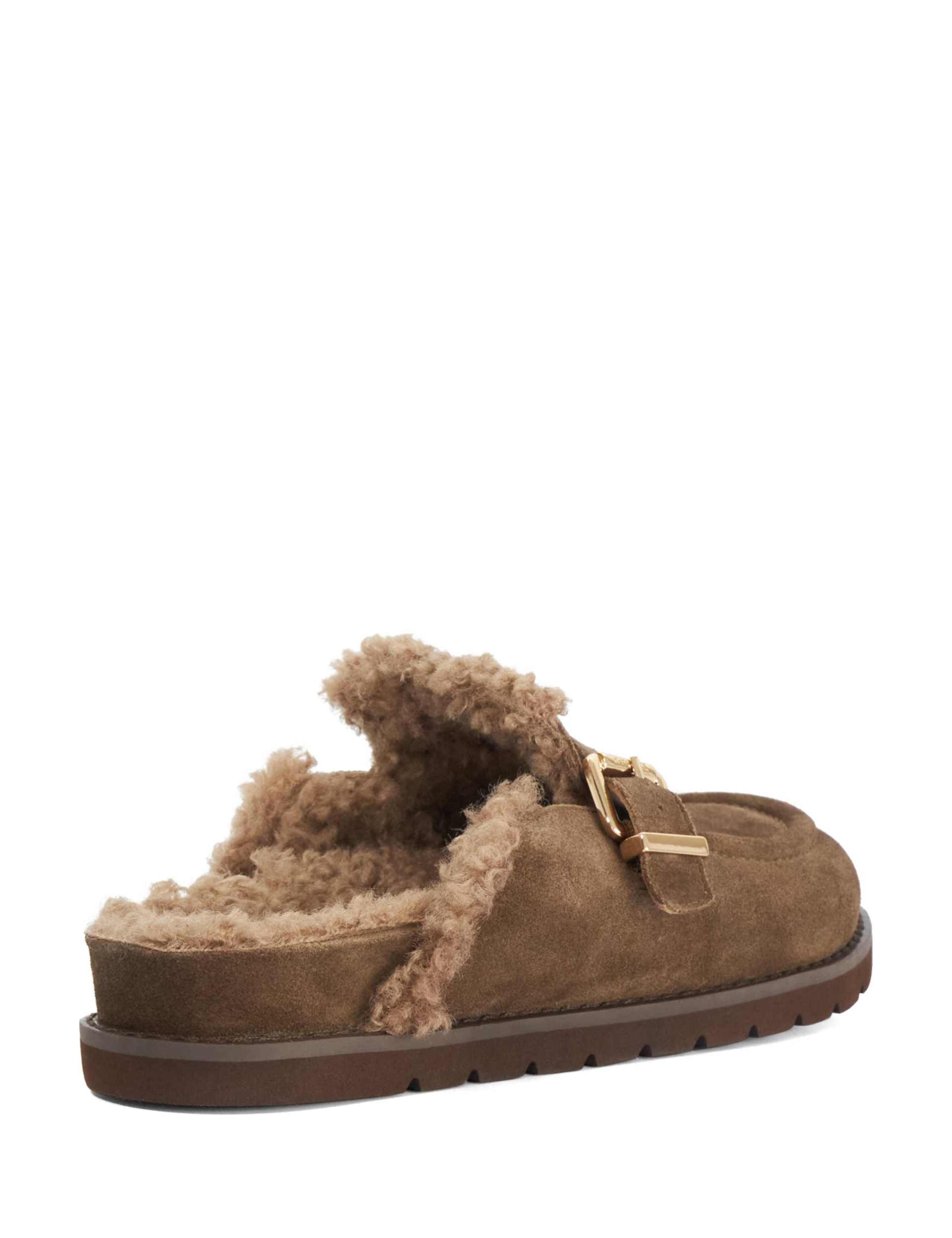 Suede Buckle Mules 5 of 5