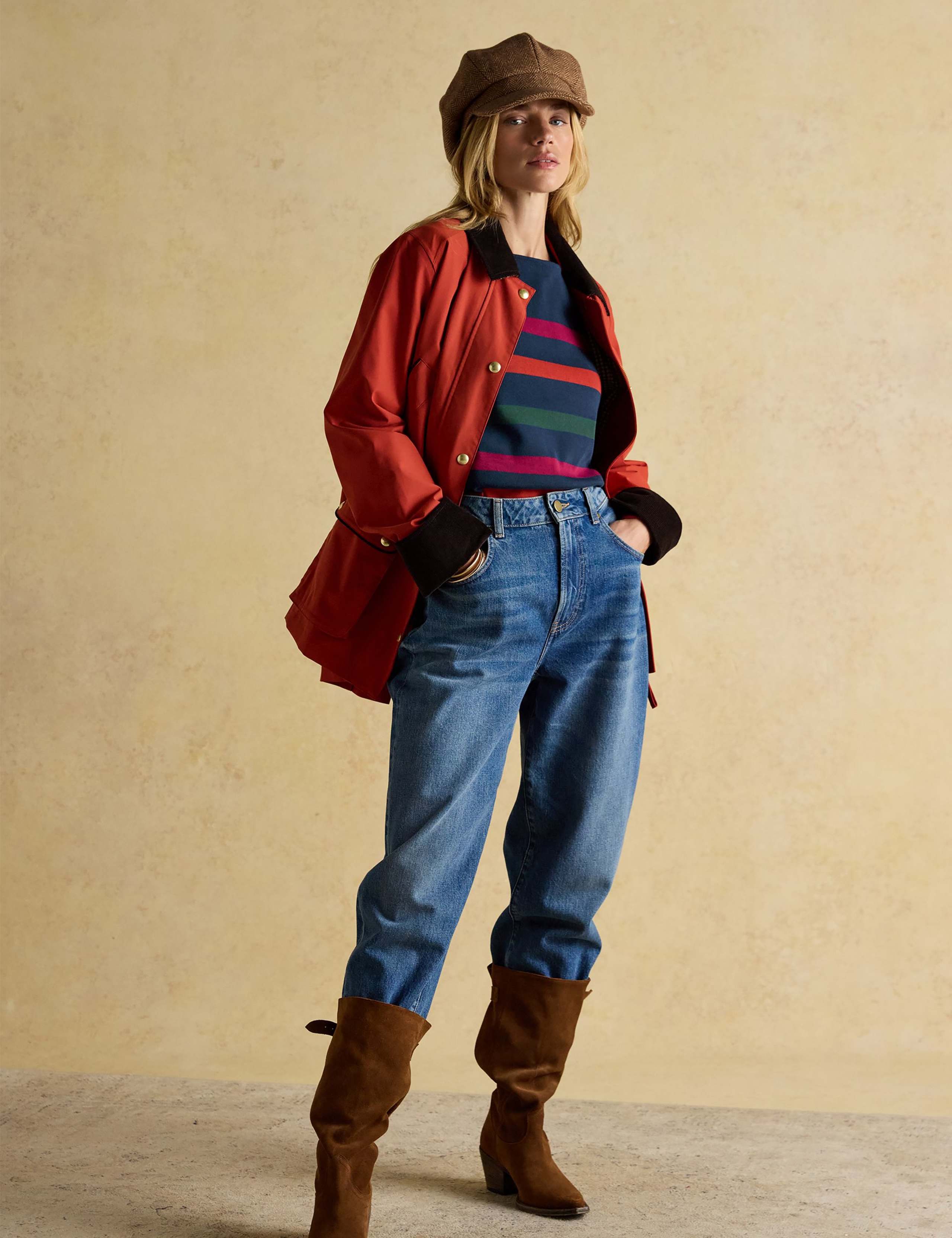 Pure Cotton Striped Harbour Top 4 of 9