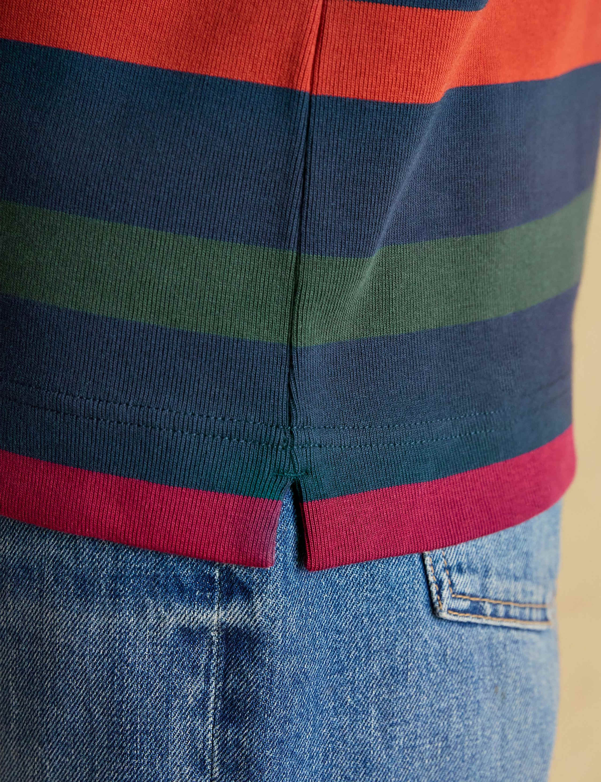 Pure Cotton Striped Harbour Top 5 of 9