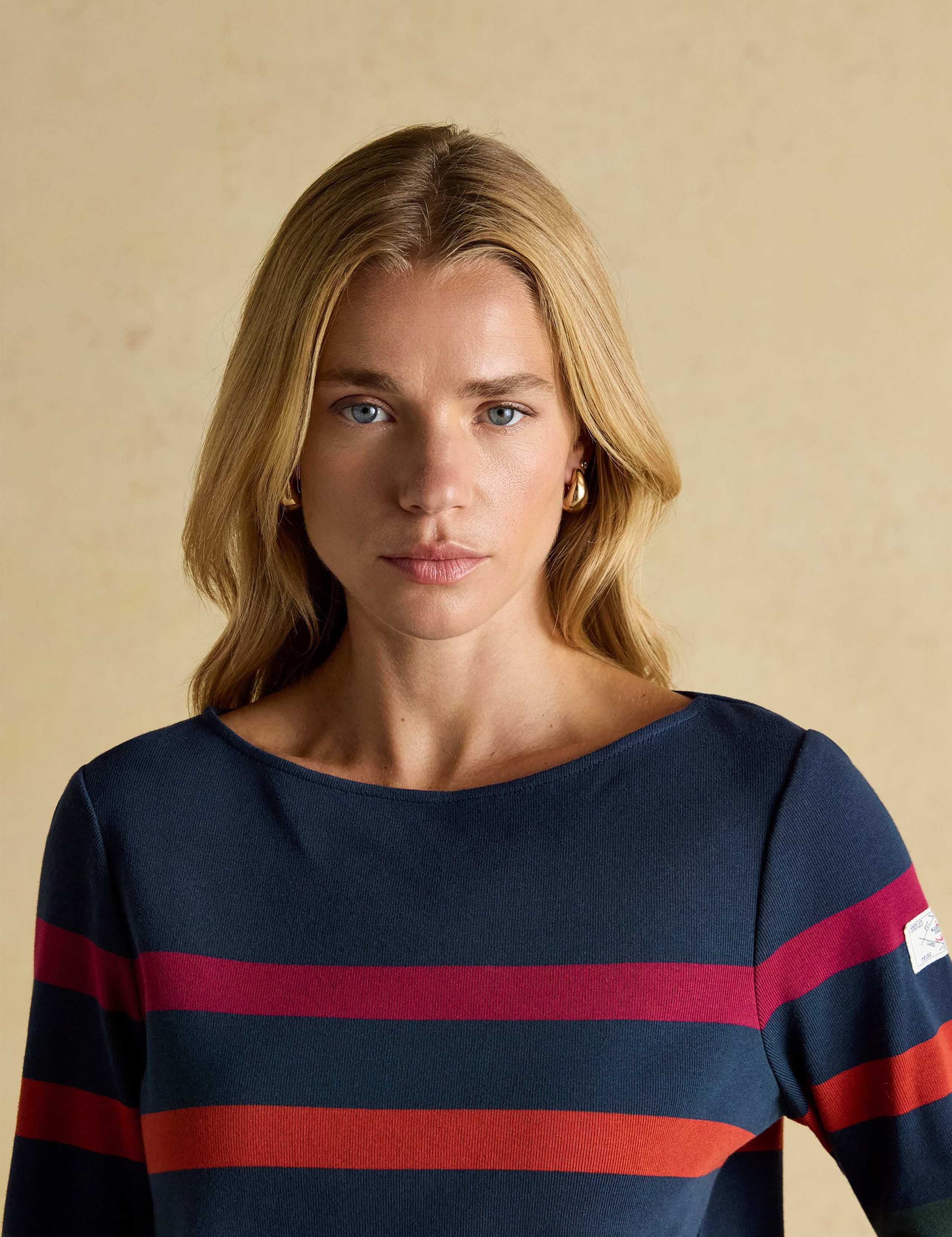 Pure Cotton Striped Harbour Top 8 of 9