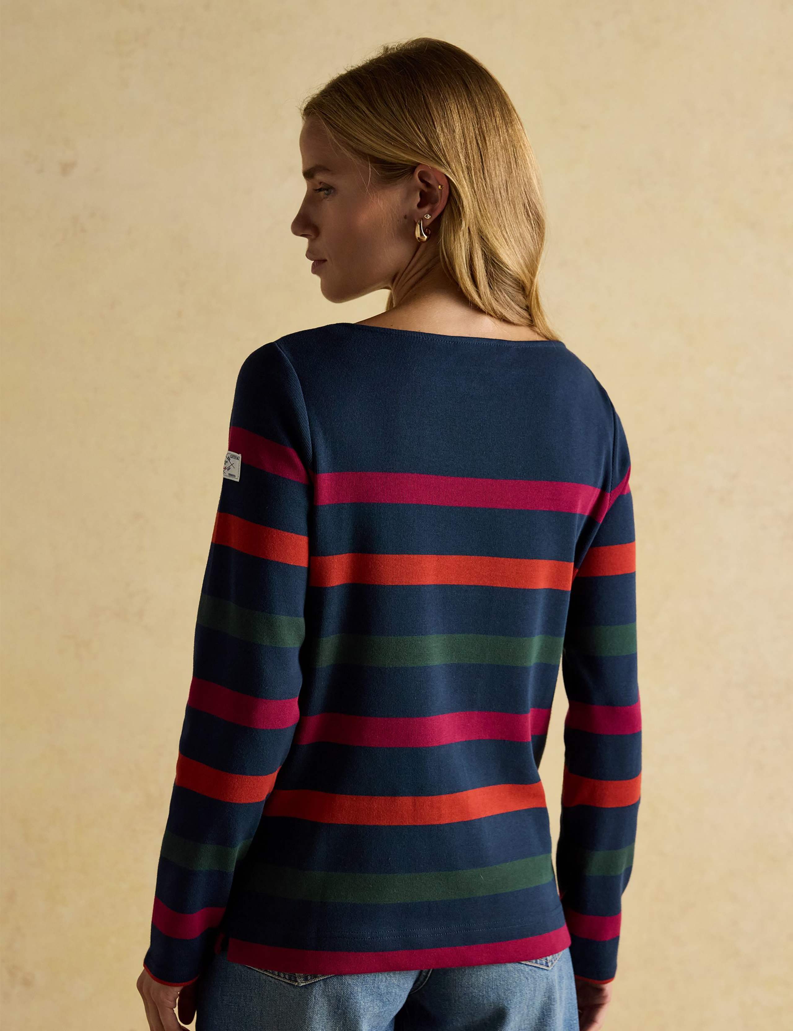 Pure Cotton Striped Harbour Top 9 of 9