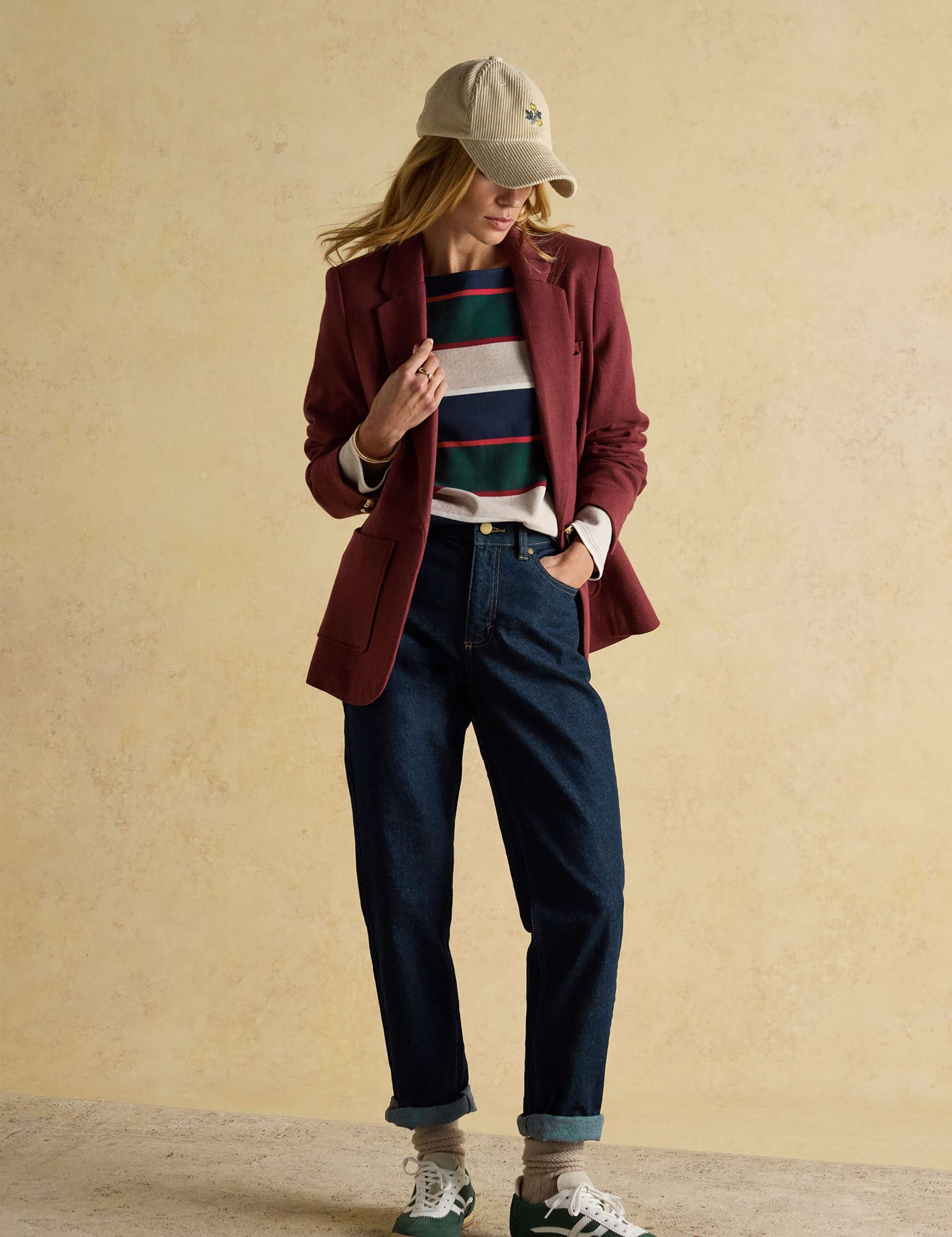 Pure Cotton Striped Harbour Top 3 of 10