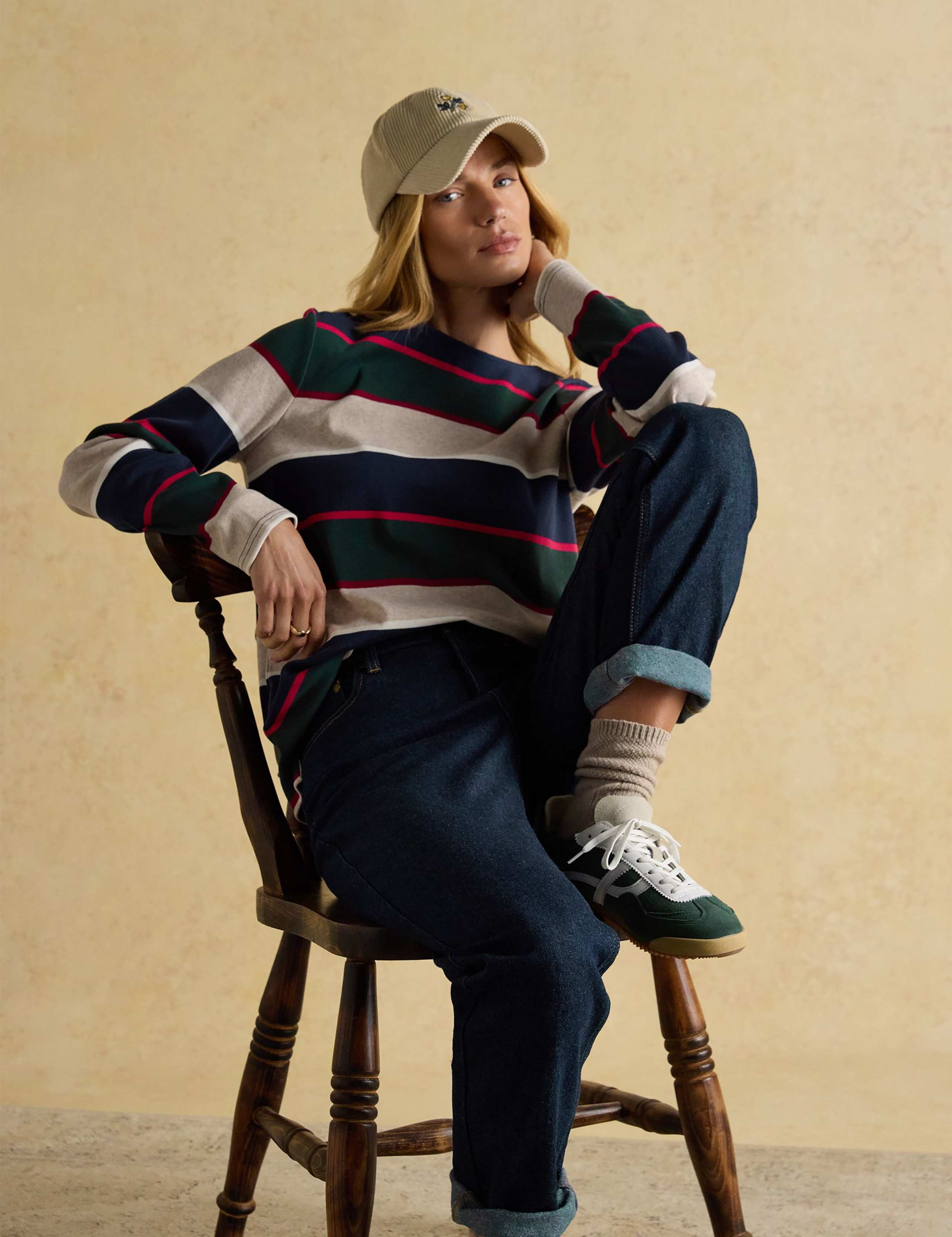 Pure Cotton Striped Harbour Top 6 of 10