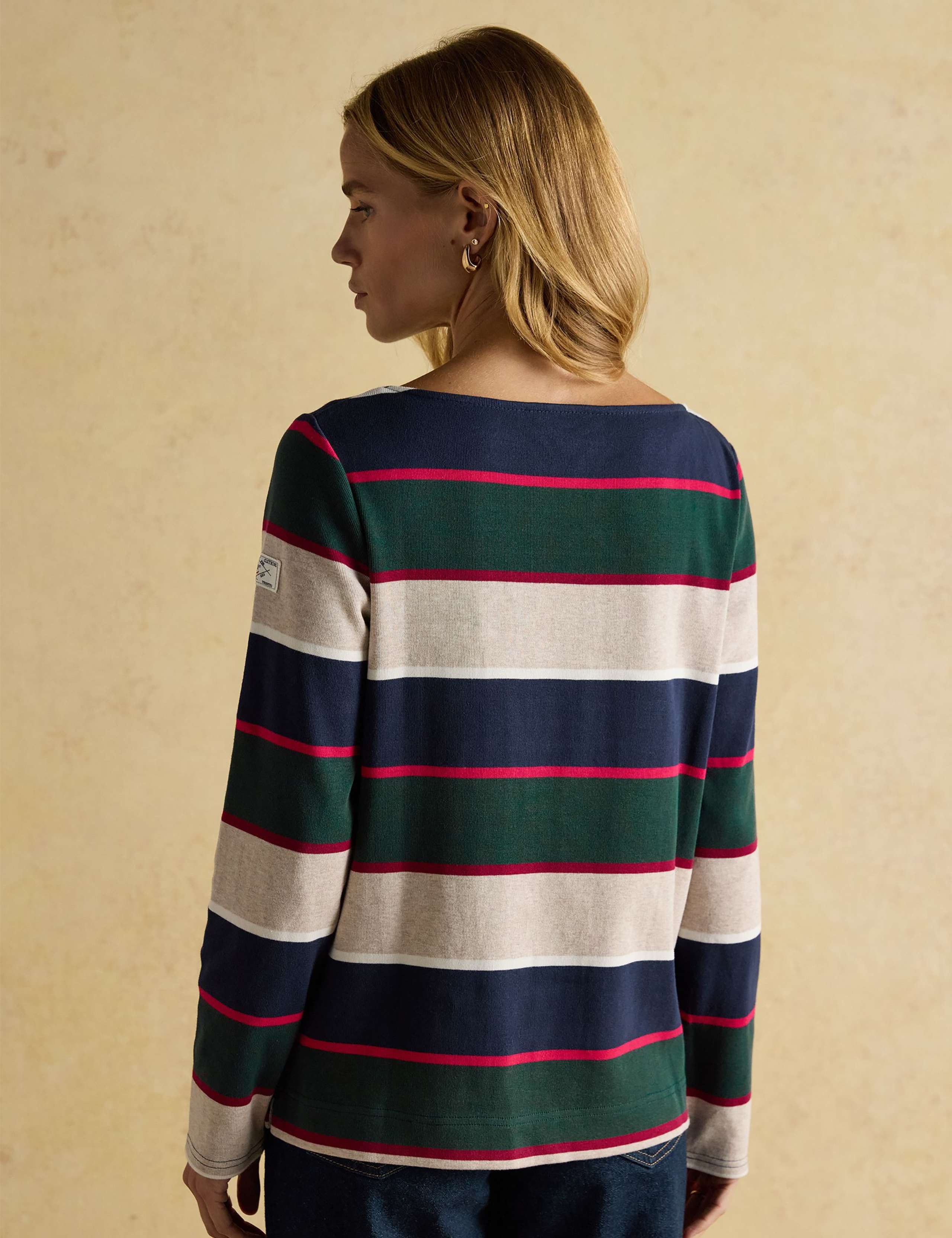 Pure Cotton Striped Harbour Top 8 of 10