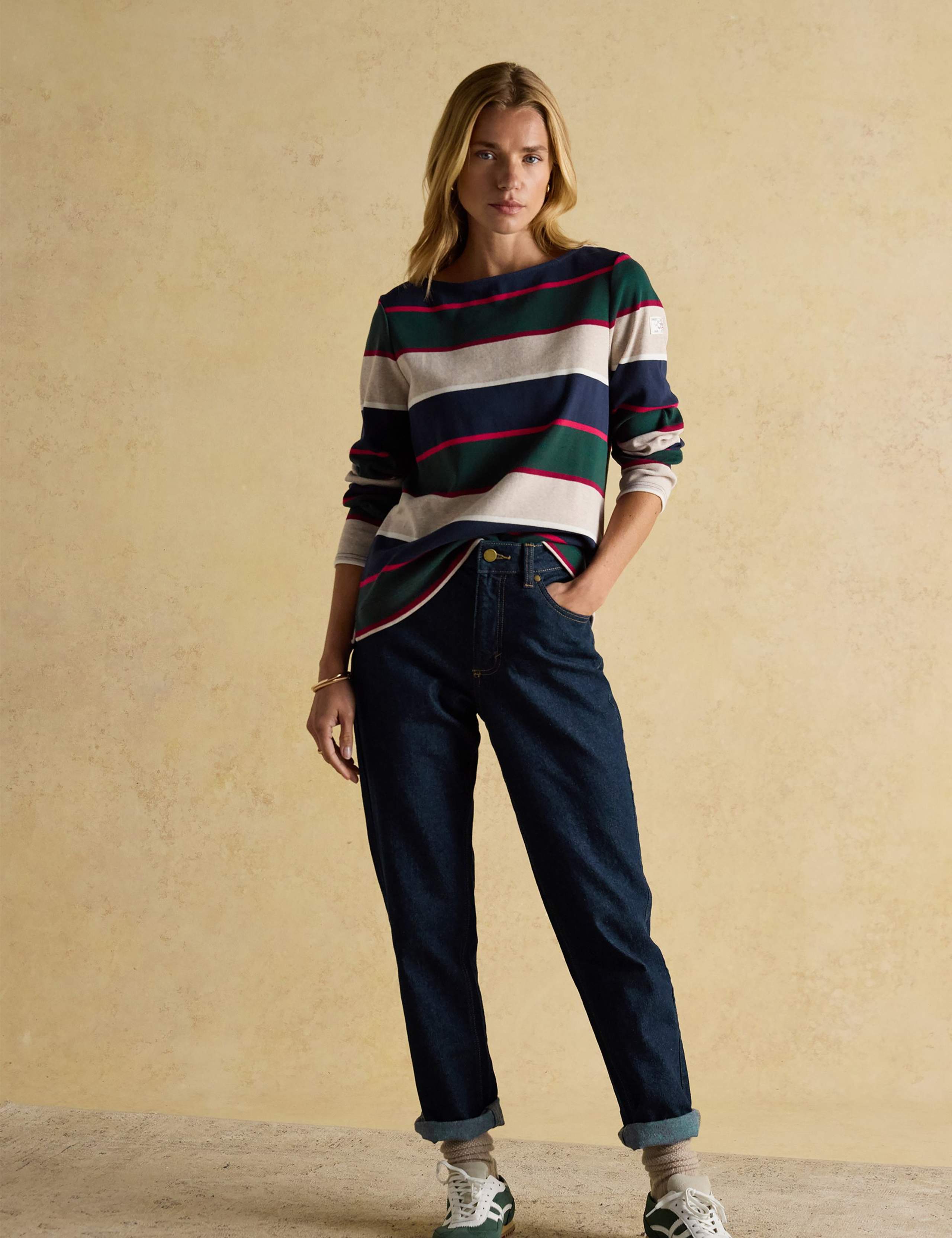 Pure Cotton Striped Harbour Top 10 of 10