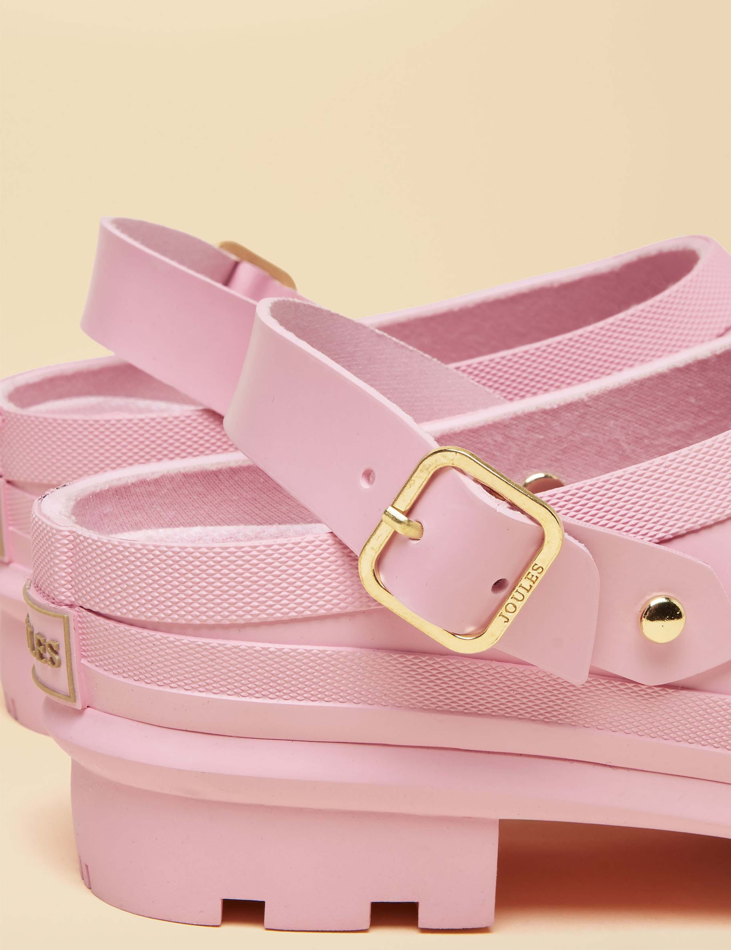 Buckle Block Heel Clogs 6 of 6