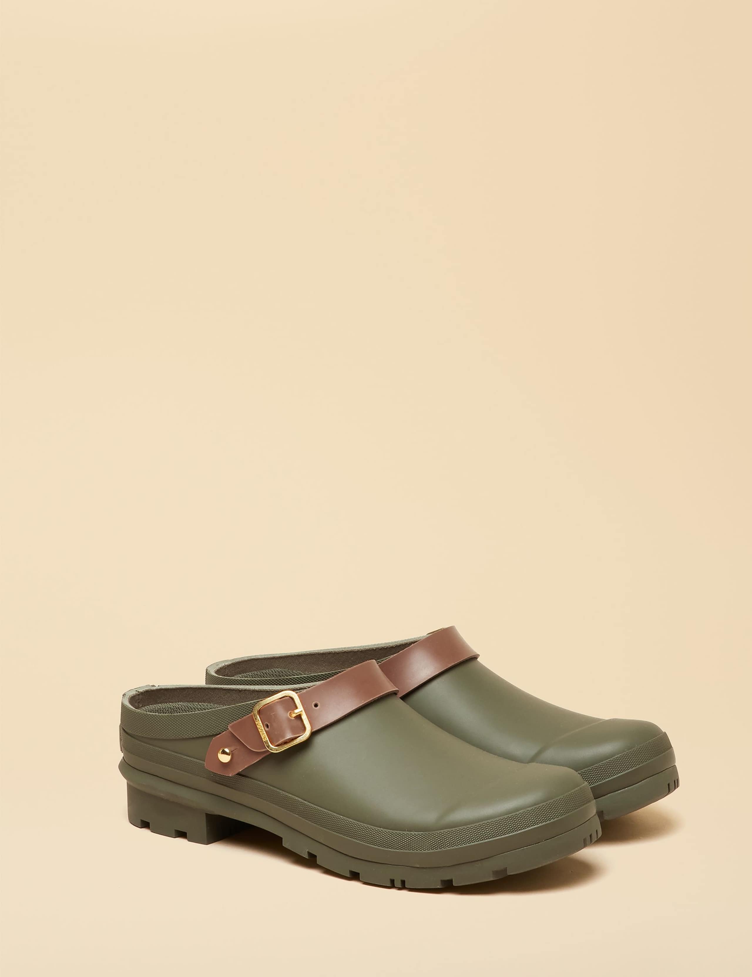 Buckle Block Heel Clogs 1 of 5