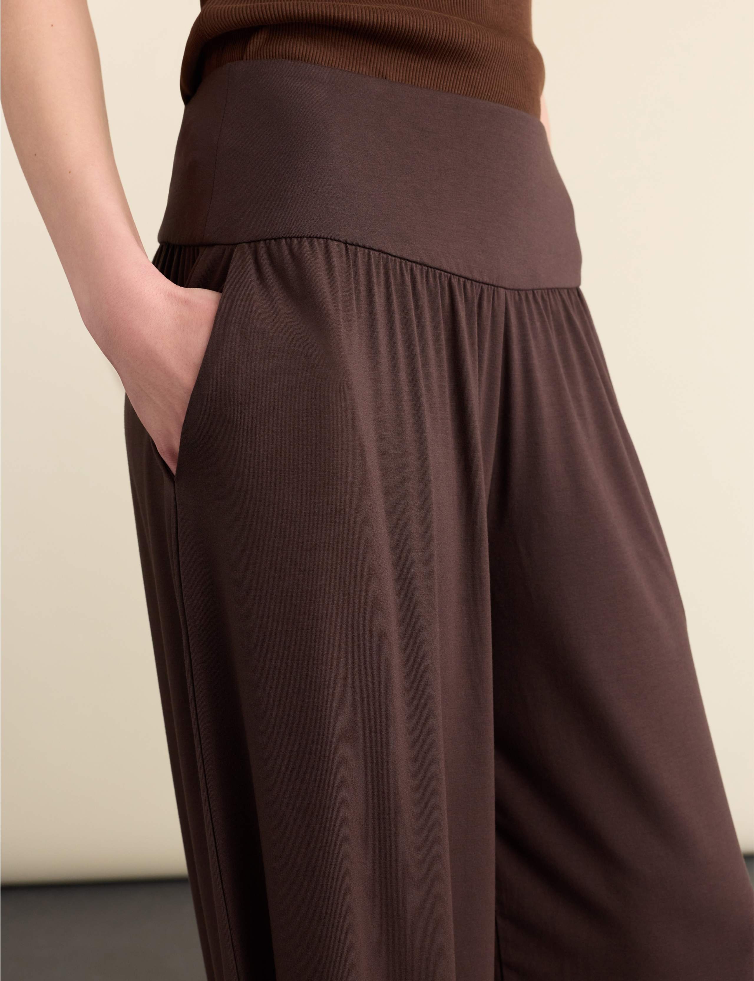 Jersey Wide Leg Balloon Trousers 5 of 5