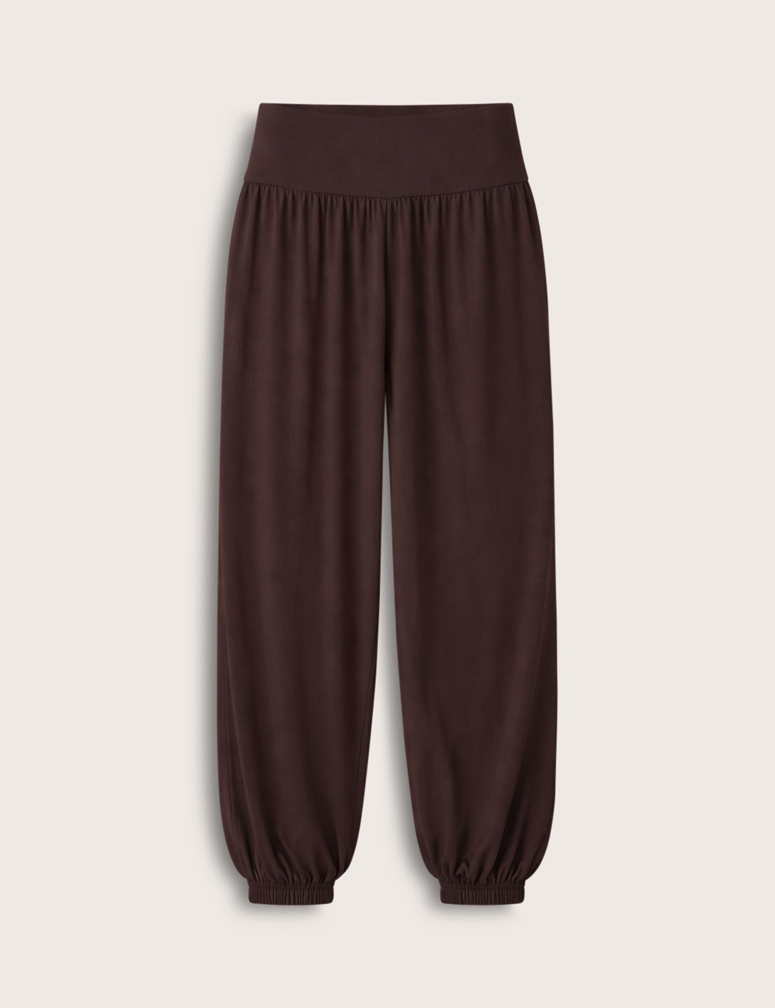 Jersey Wide Leg Balloon Trousers 2 of 5